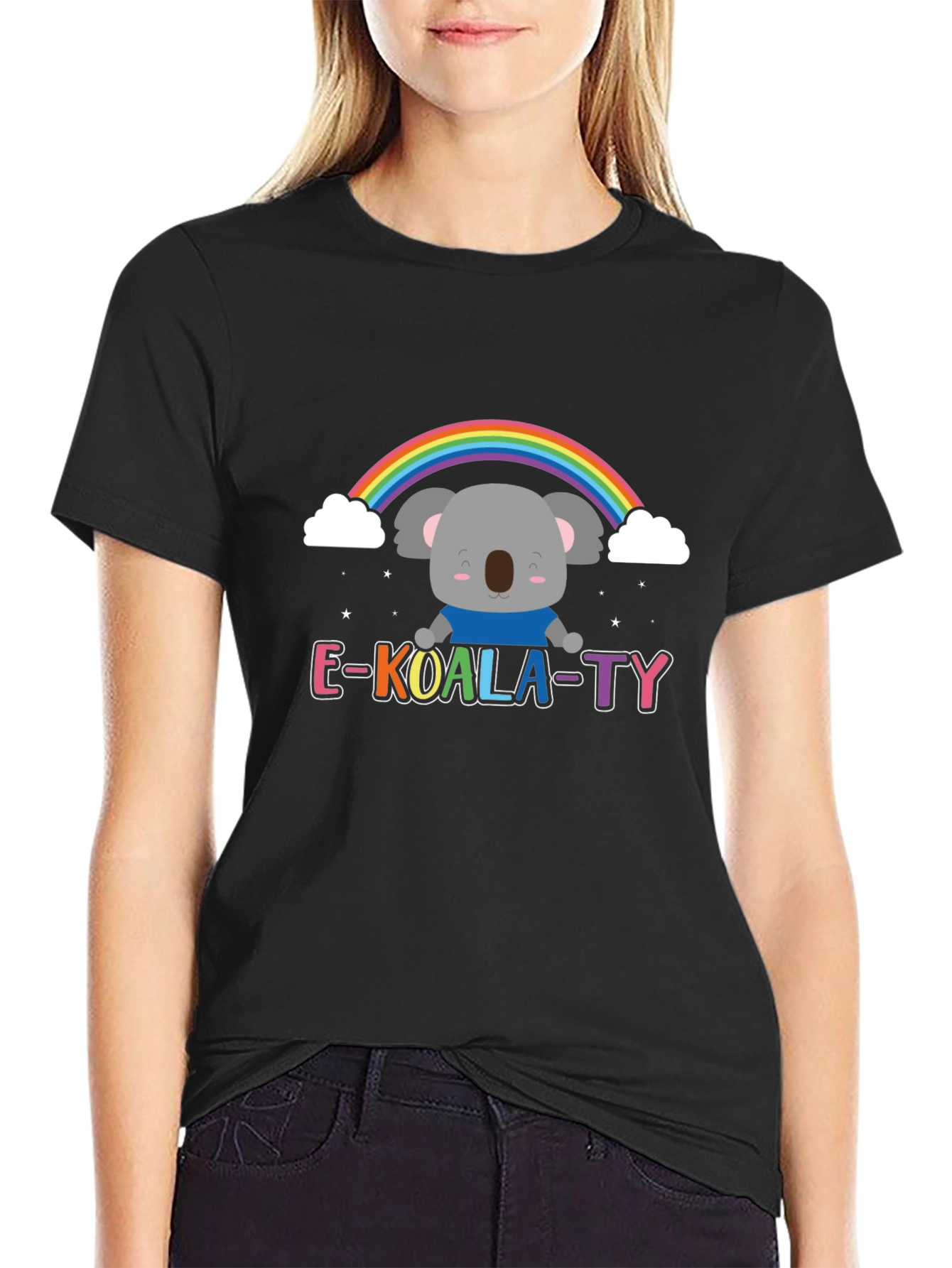 E-KOALA-TY T-Shirt - Rainbow Koala Tee