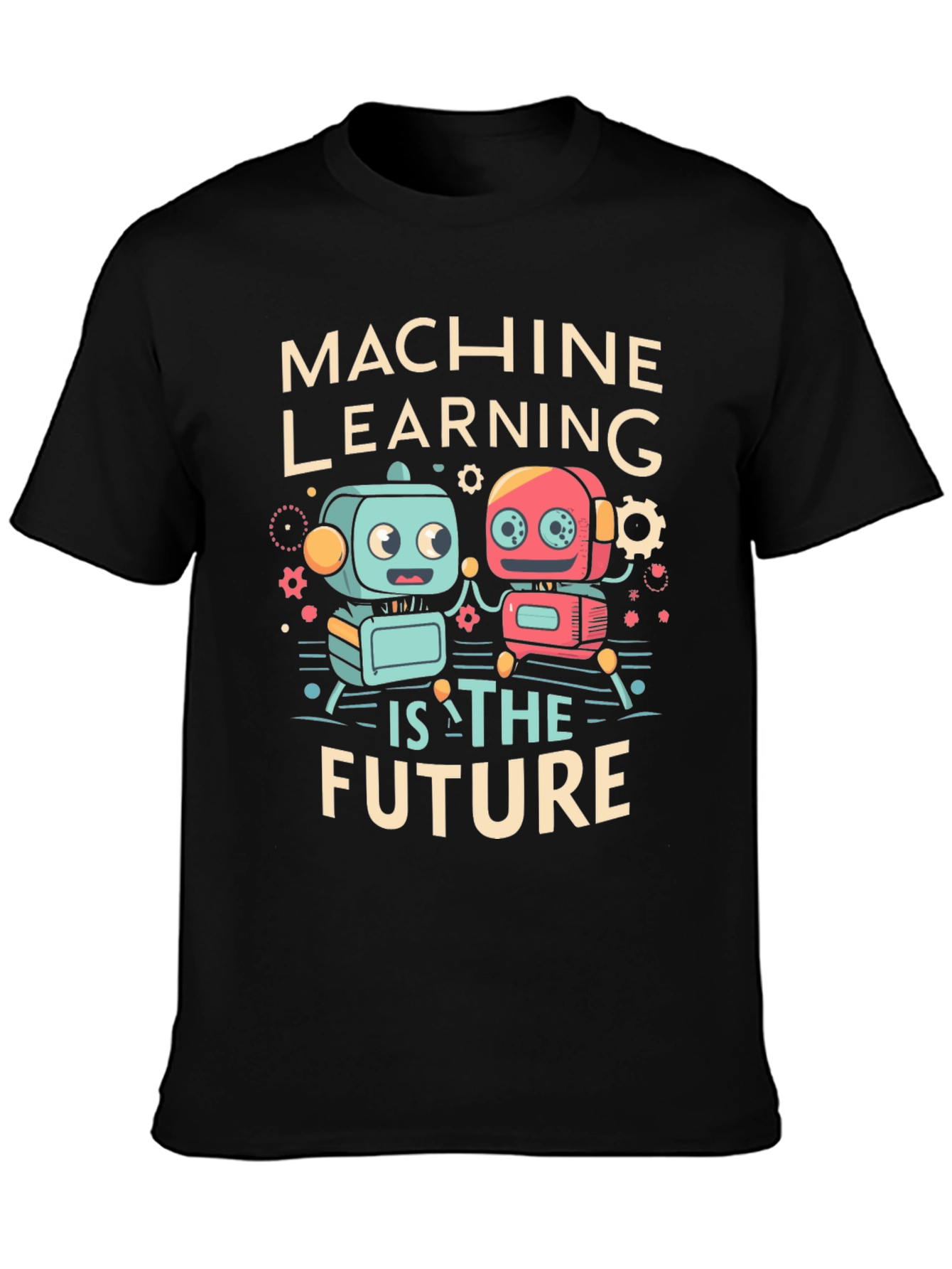 Machine Learning Future Robot Graphic Tee