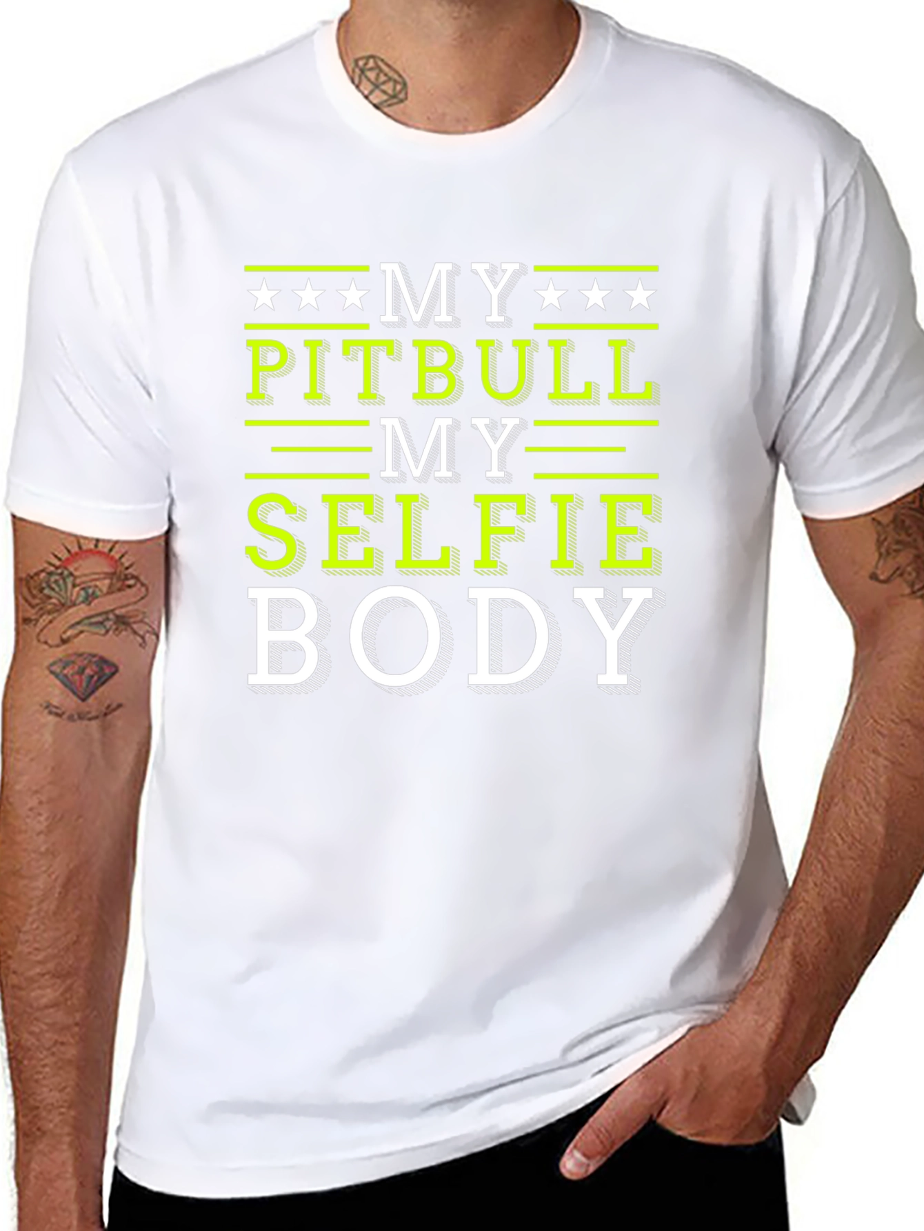 My Pitbull My Selfie My Body T-Shirt