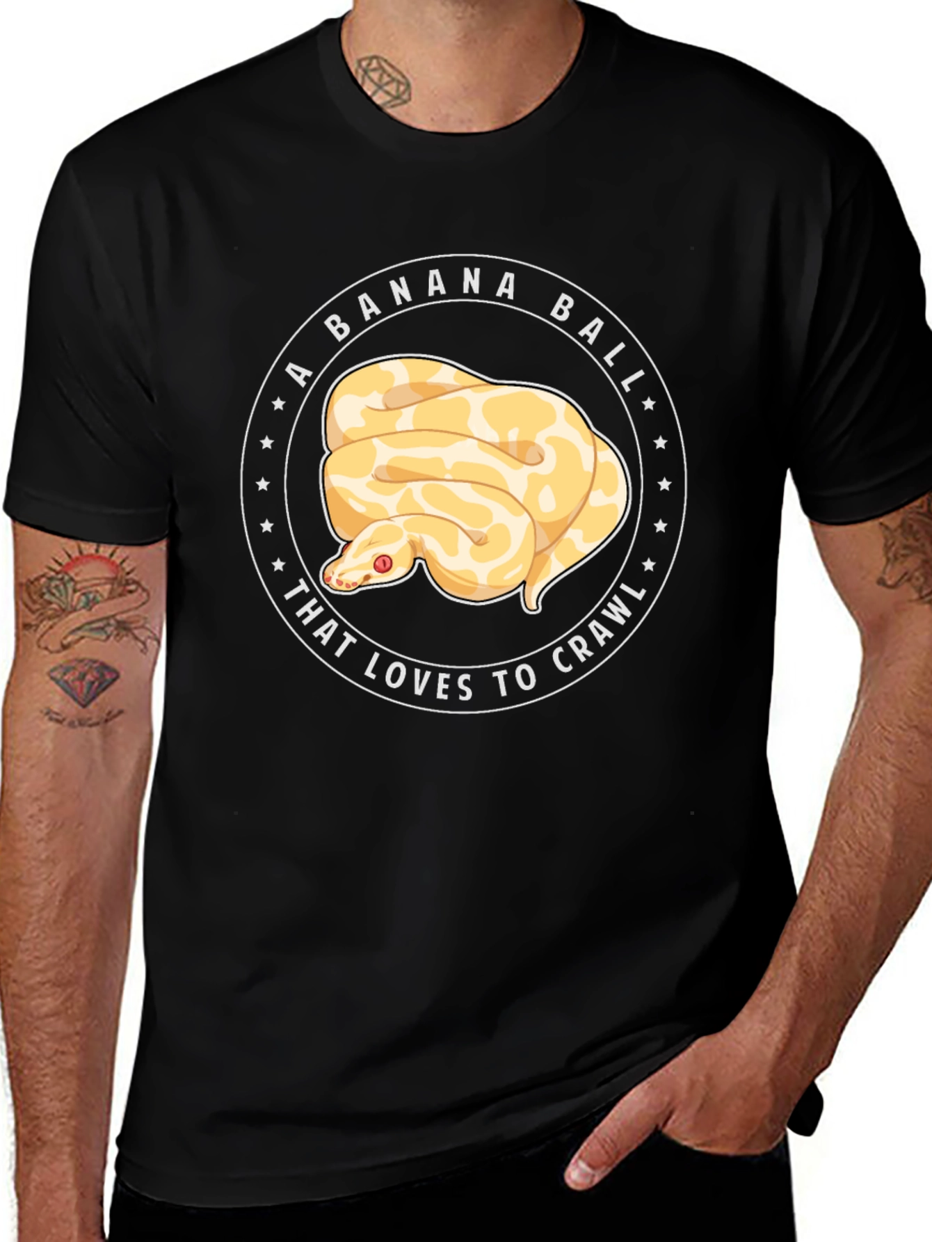 Banana Ball Python T-Shirt