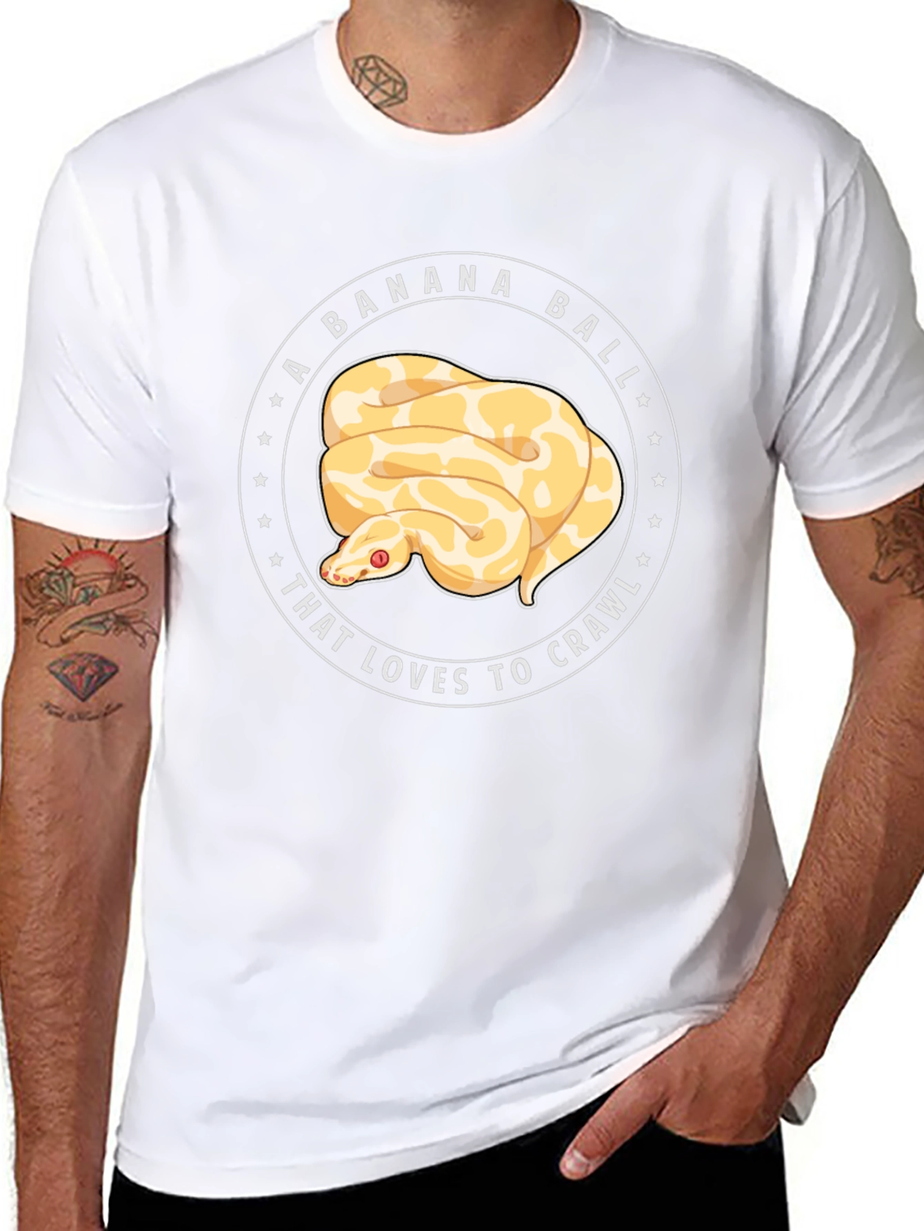 Banana Ball Python T-Shirt