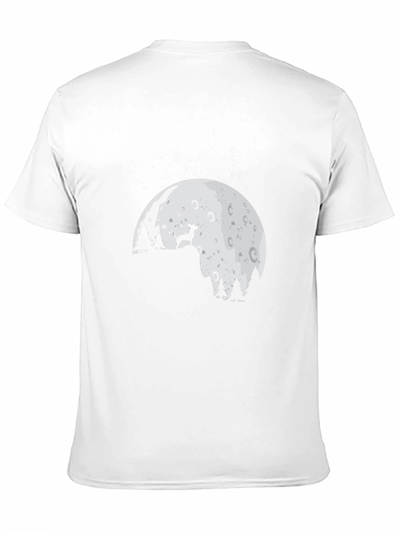 Dog Moon T-Shirt - Cute Canine Silhouette Tee