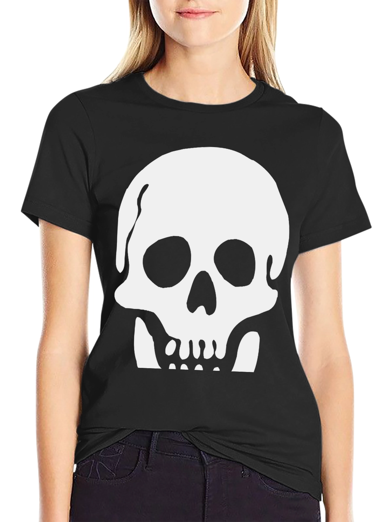 Skull Graphic Black T-Shirt