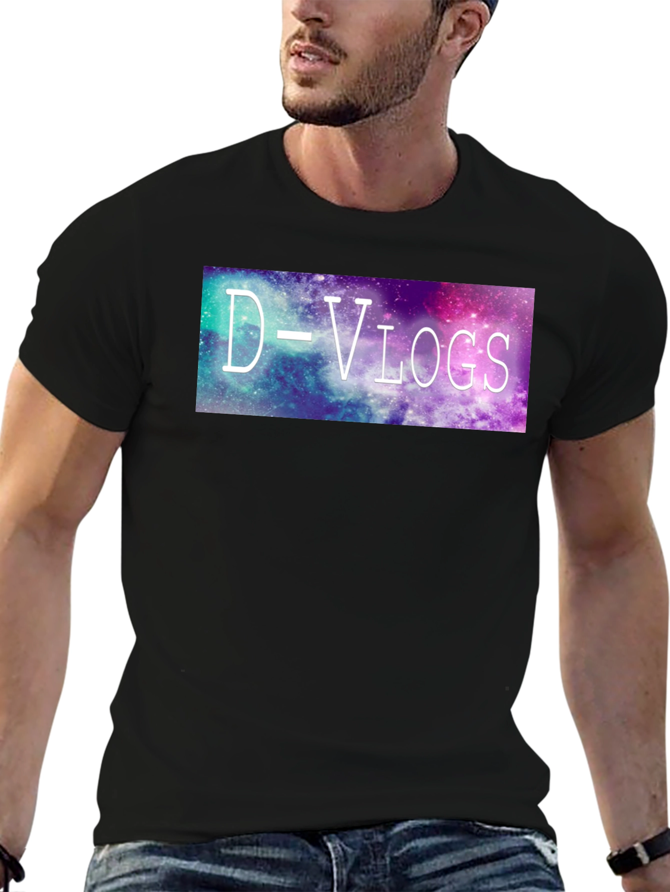 D-Vlogs Galaxy T-Shirt - Stylish Graphic Tee