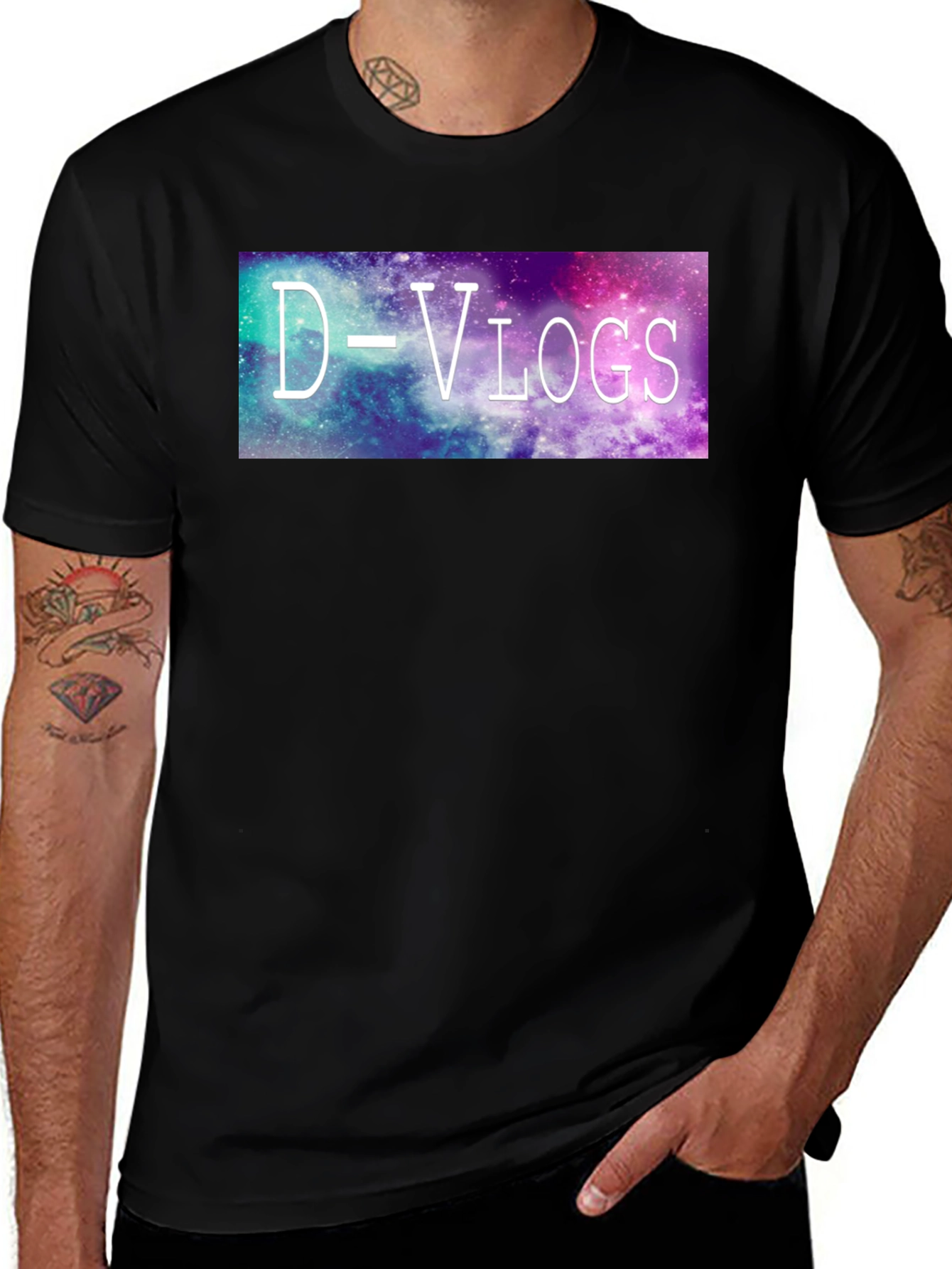 D-Vlogs Galaxy T-Shirt - Stylish Graphic Tee
