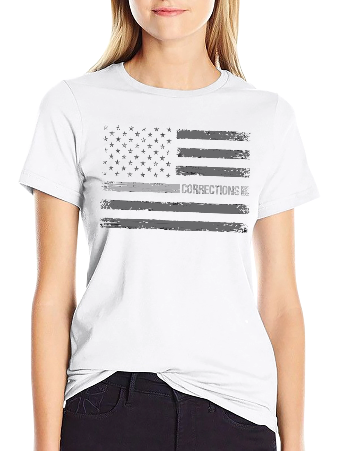 Corrections American Flag T-Shirt