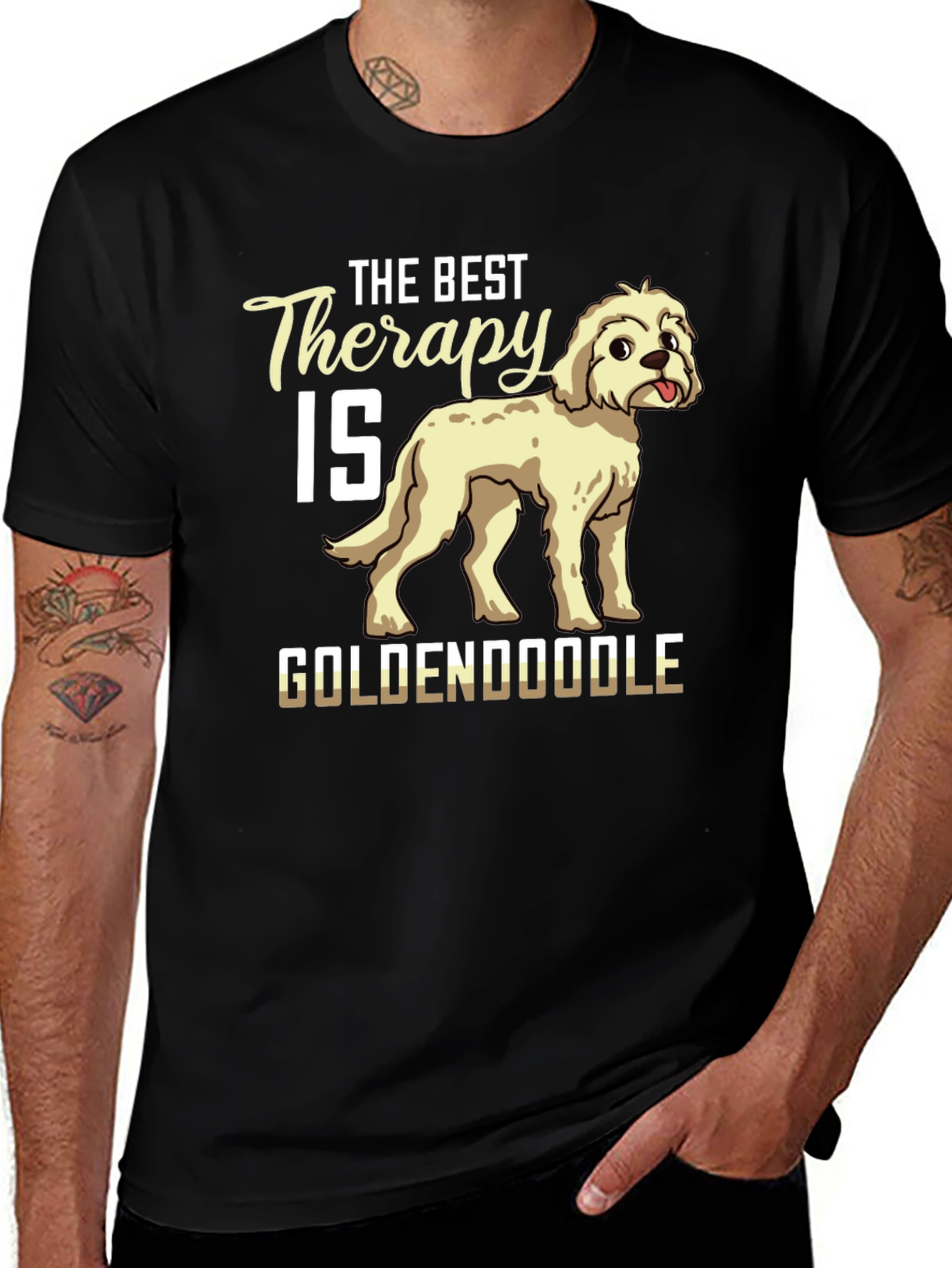 Goldendoodle Therapy T-Shirt - Dog Lover Tee