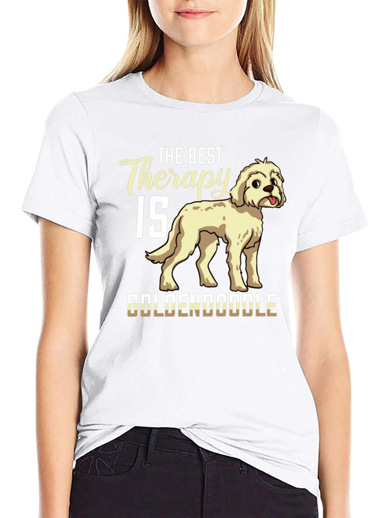 Goldendoodle Therapy T-Shirt - Dog Lover Tee