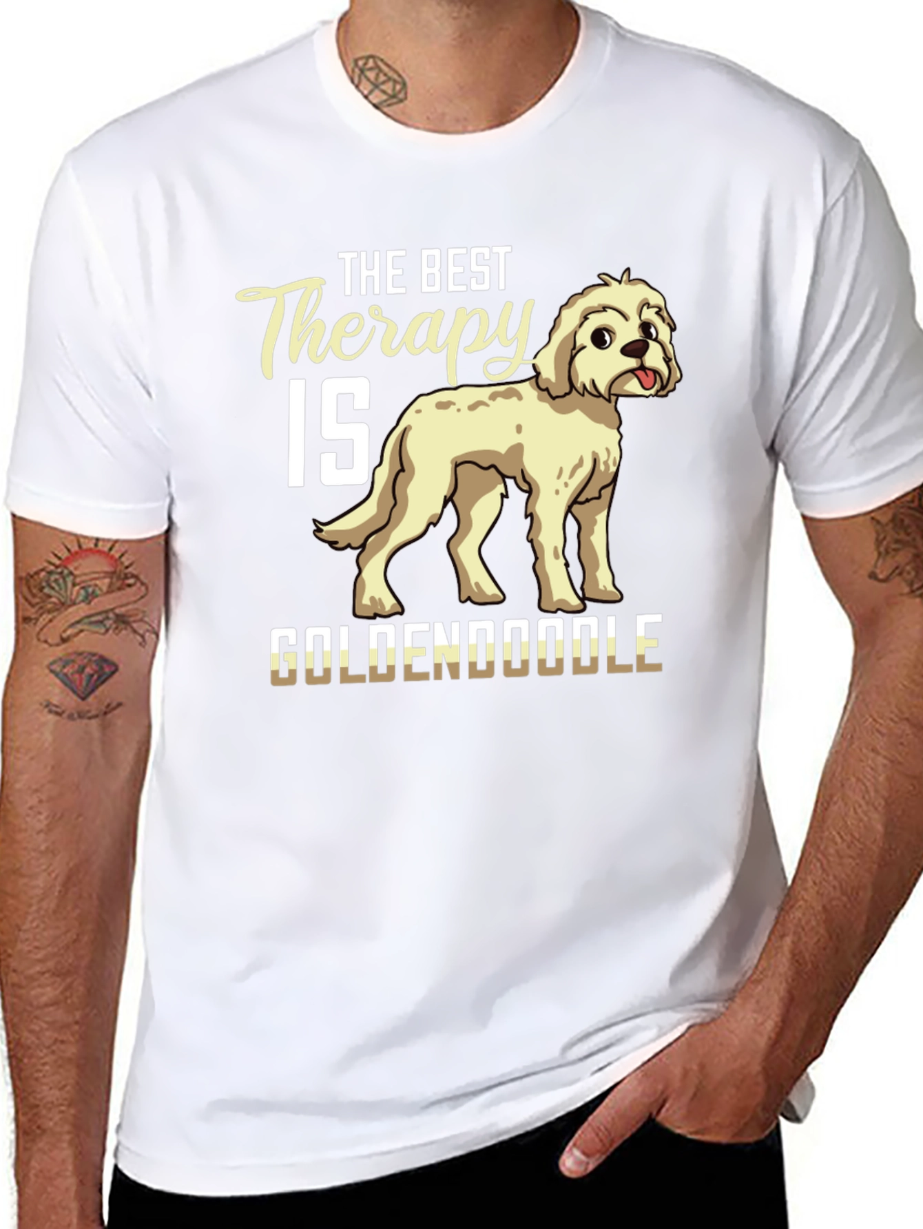 Goldendoodle Therapy T-Shirt - Dog Lover Tee