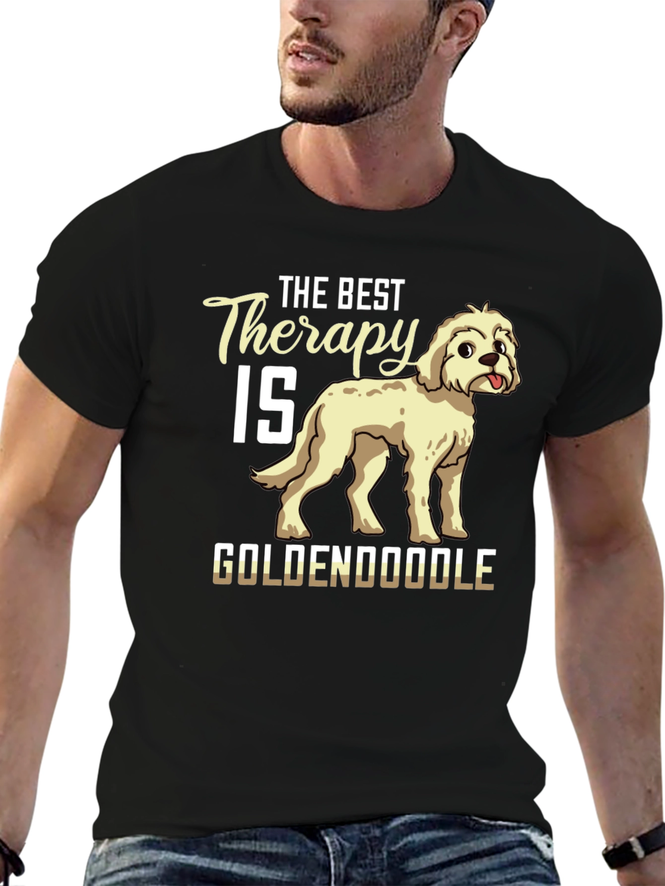 Goldendoodle Therapy T-Shirt - Dog Lover Tee