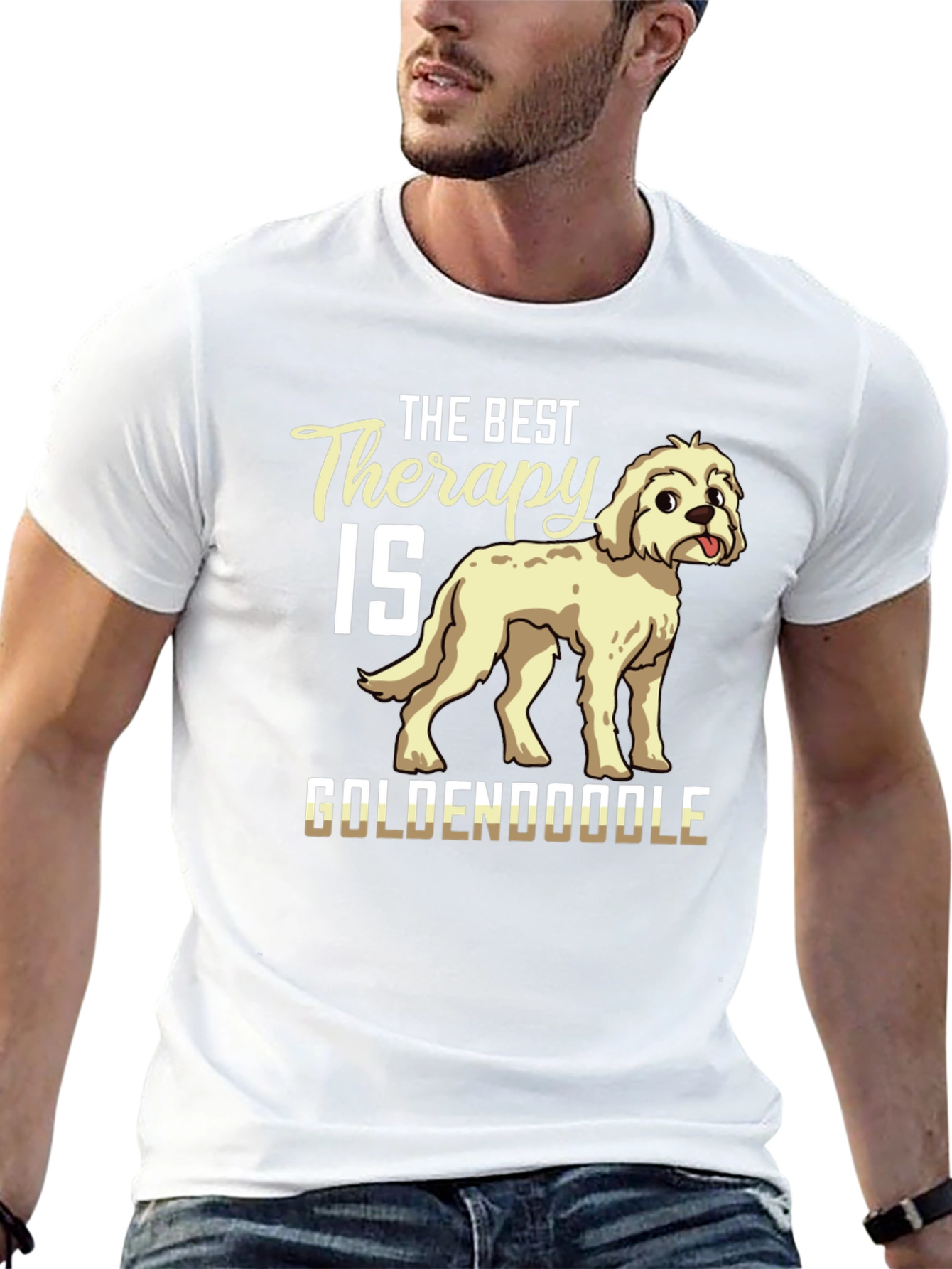 Goldendoodle Therapy T-Shirt - Dog Lover Tee