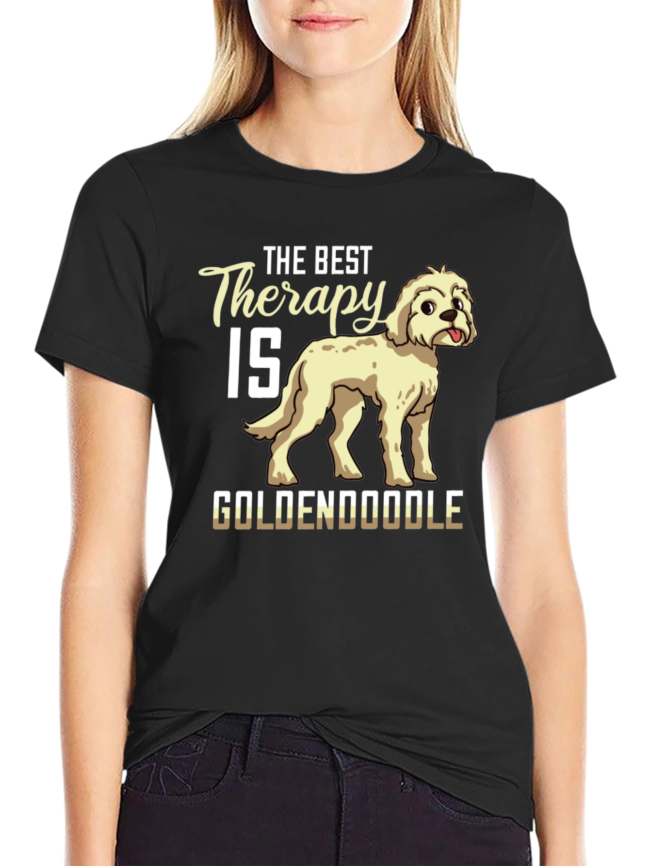 Goldendoodle Therapy T-Shirt - Dog Lover Tee