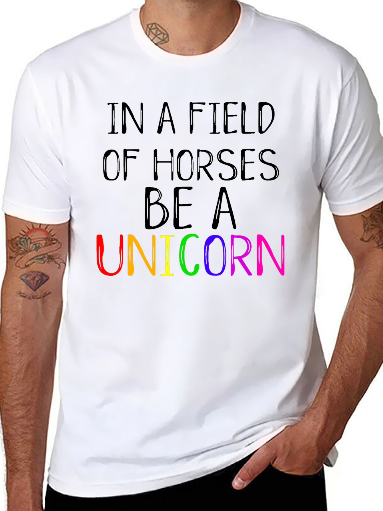 Unicorn Graphic T-Shirt - Inspirational Tee