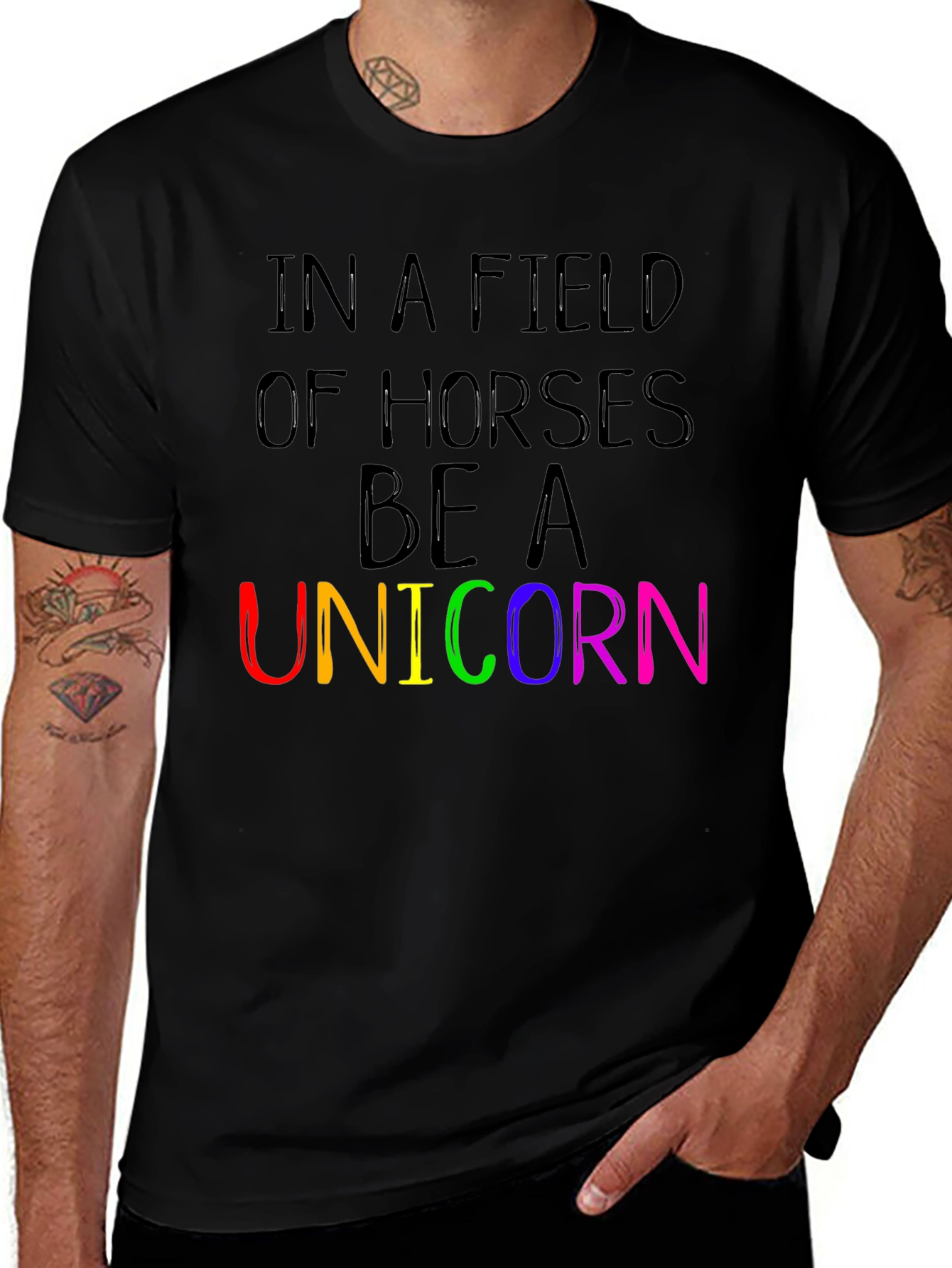 Unicorn Graphic T-Shirt - Inspirational Tee
