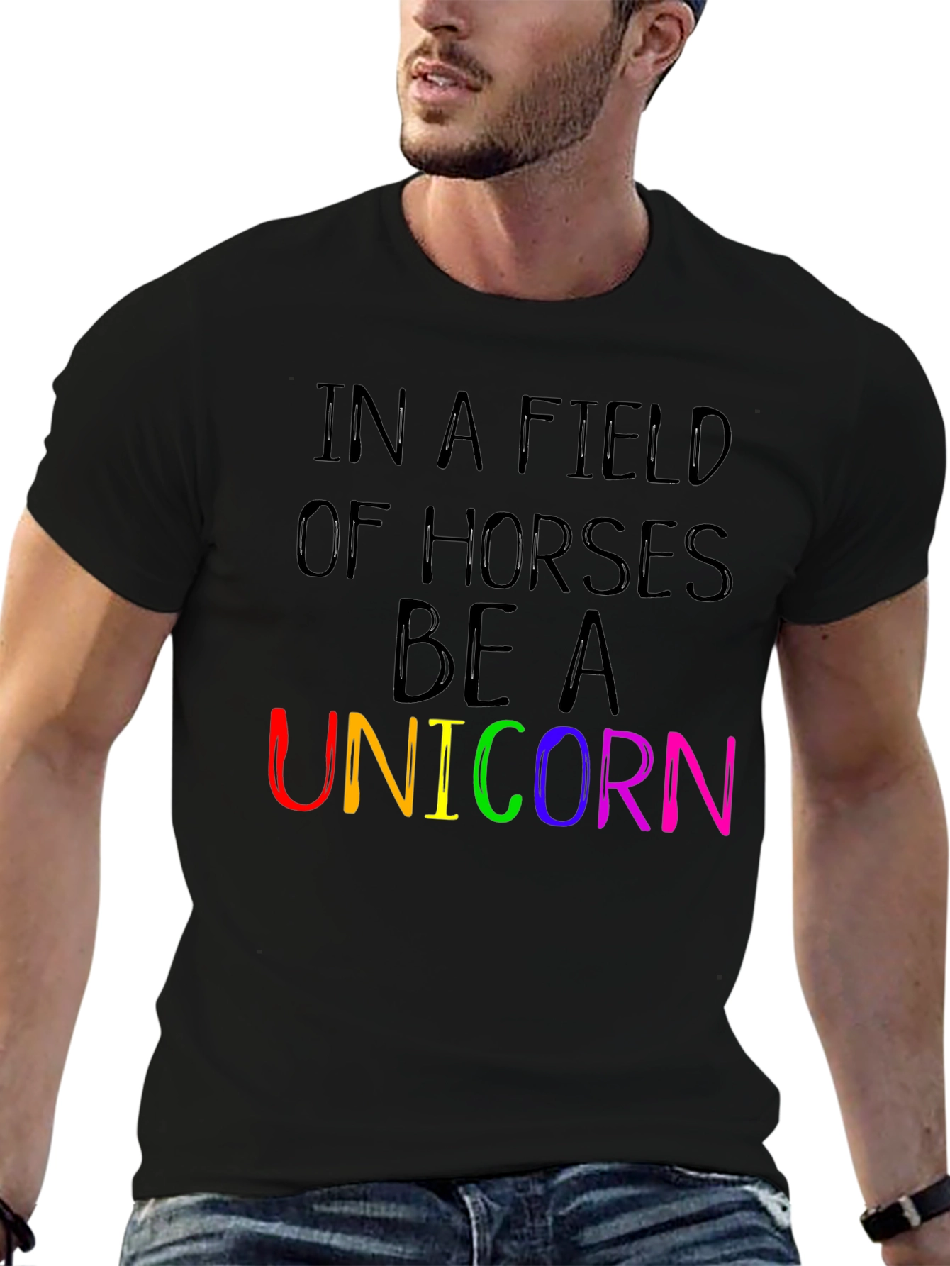 Unicorn Graphic T-Shirt - Inspirational Tee