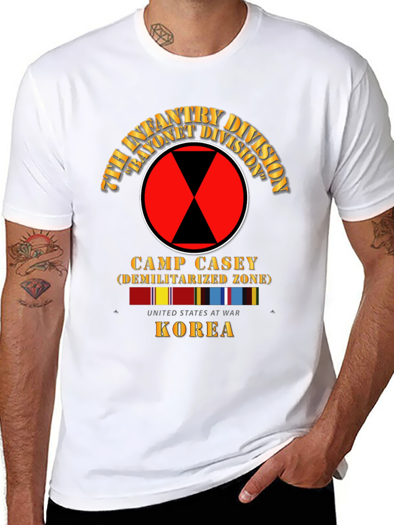 7th Infantry Division Camp Casey Korea T-Shirt