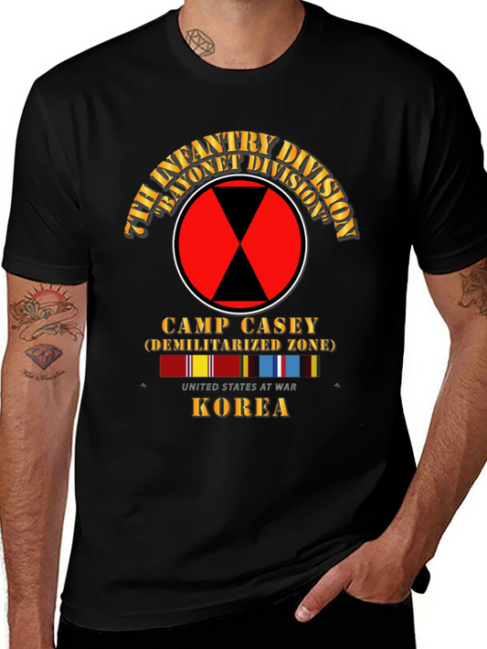7th Infantry Division Camp Casey Korea T-Shirt
