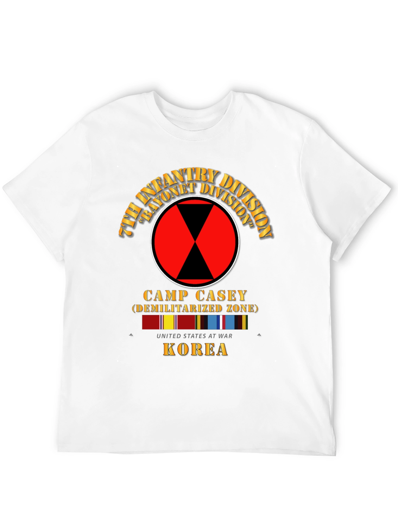 7th Infantry Division Camp Casey Korea T-Shirt