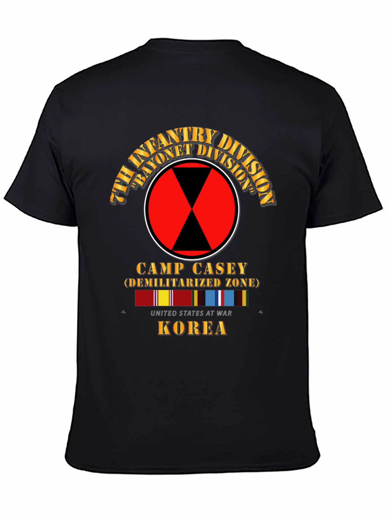 7th Infantry Division Camp Casey Korea T-Shirt