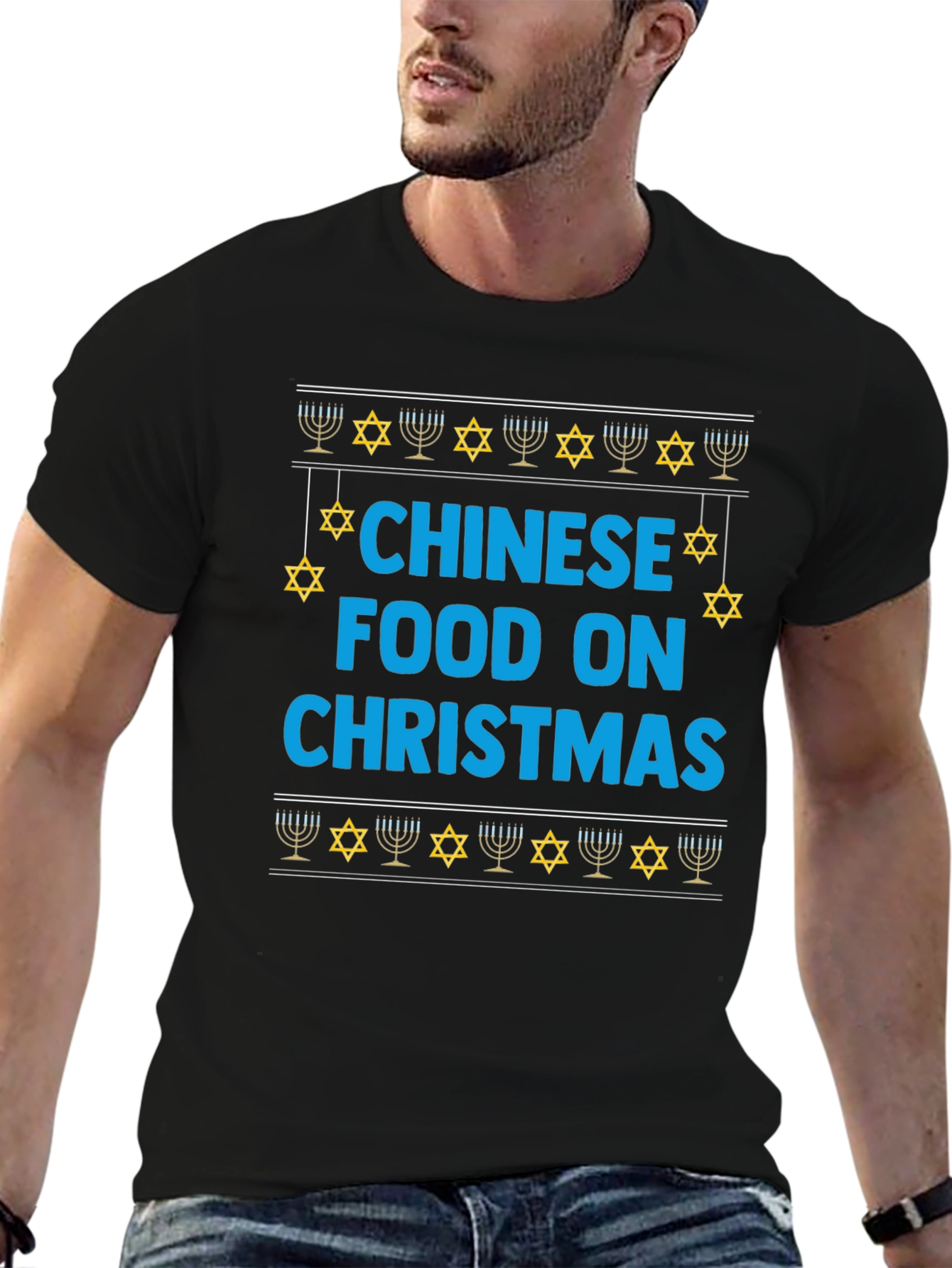 Chinese Food On Christmas T-Shirt
