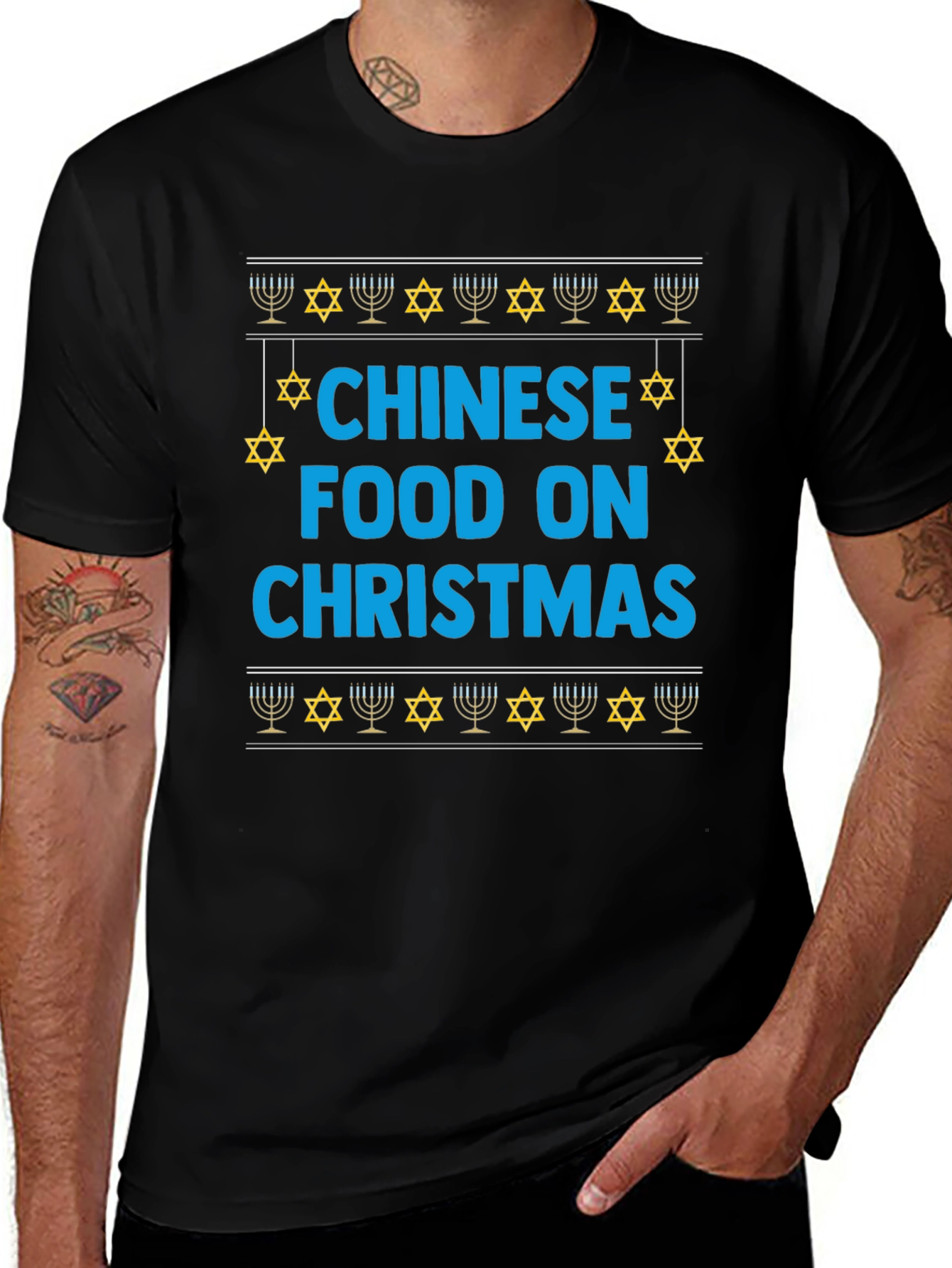 Chinese Food On Christmas T-Shirt