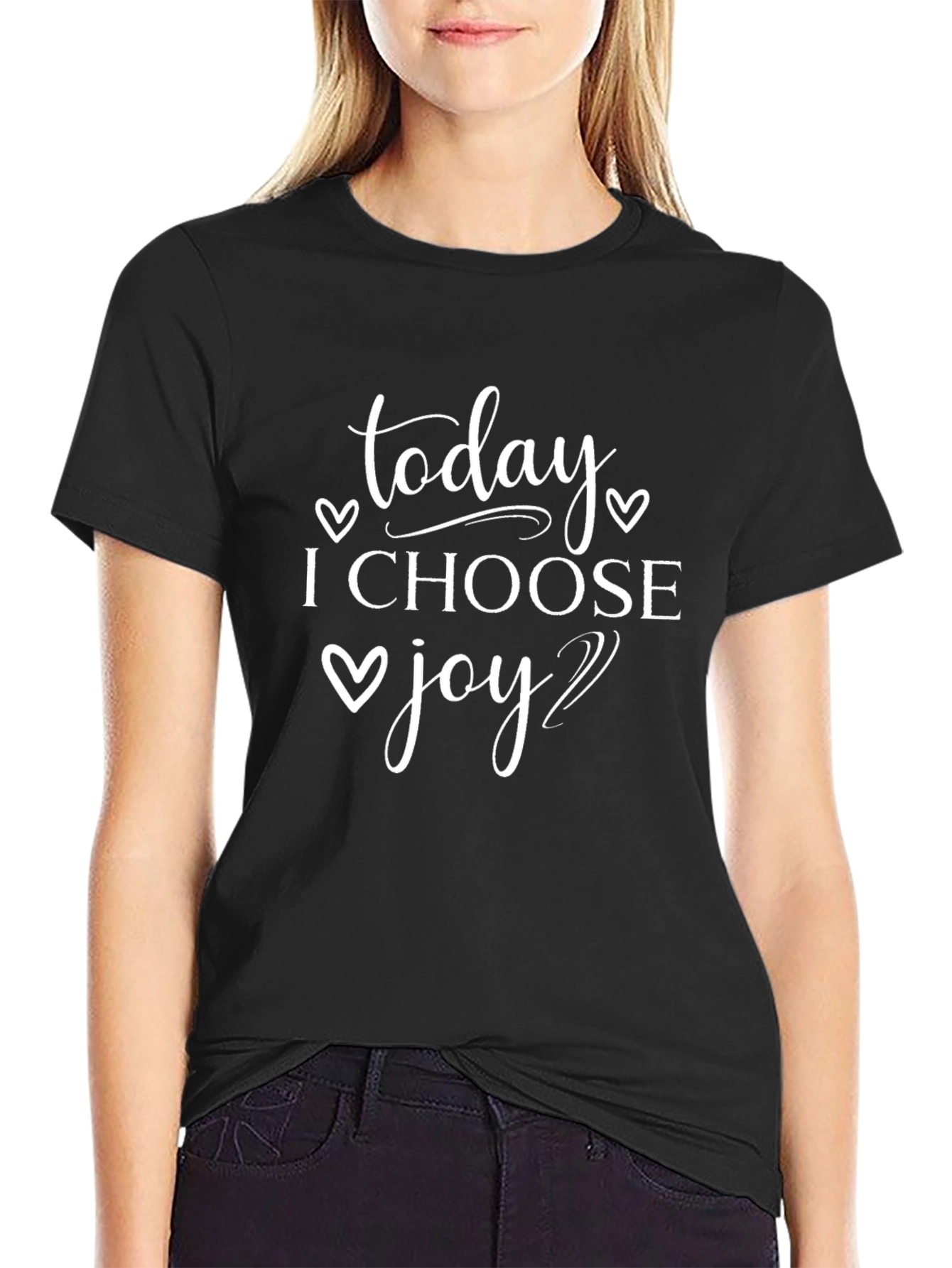 Today I Choose Joy Graphic Tee - Positive Vibes
