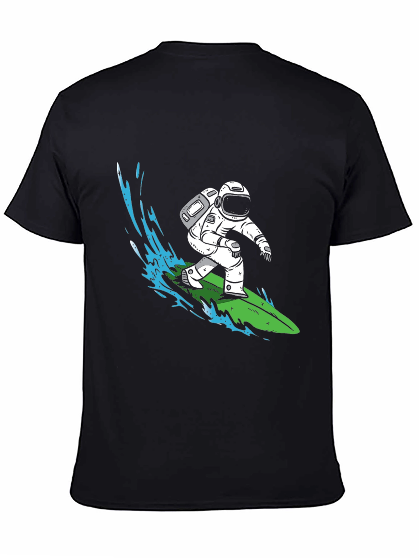 Astronaut Surfing Graphic T-Shirt