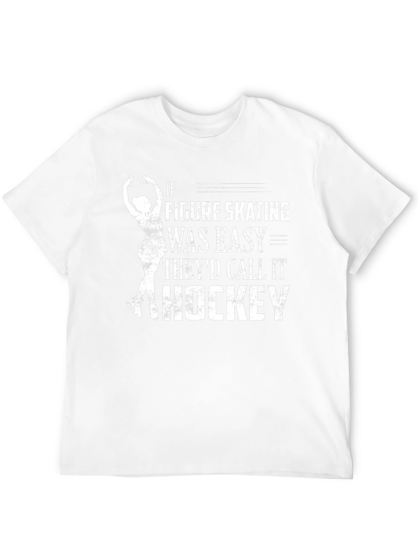 Figure Skating vs Hockey Graphic Tee