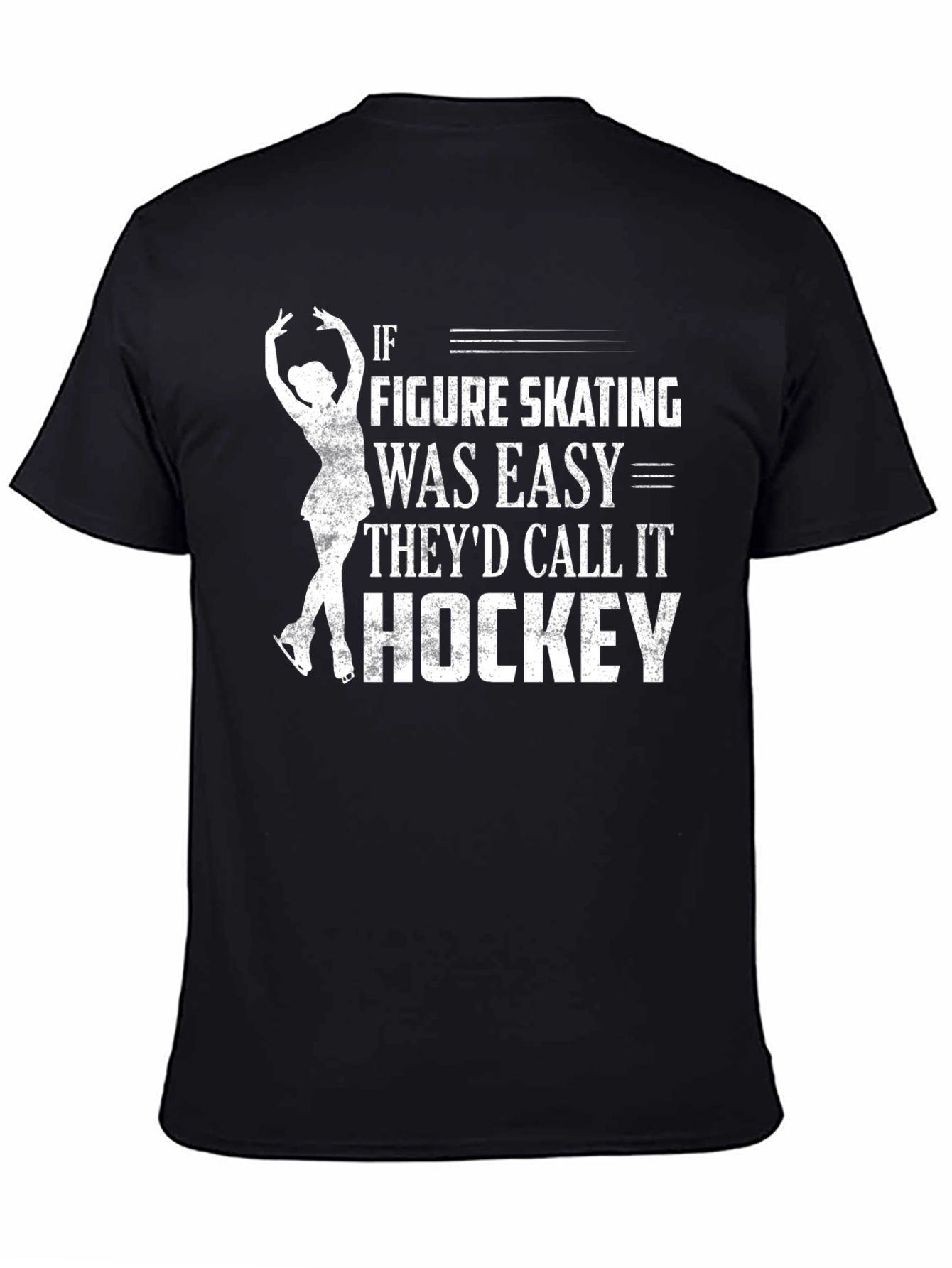 Figure Skating vs Hockey Graphic Tee