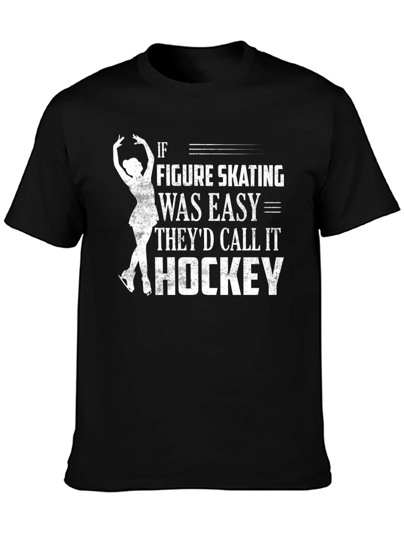 Figure Skating vs Hockey Graphic Tee
