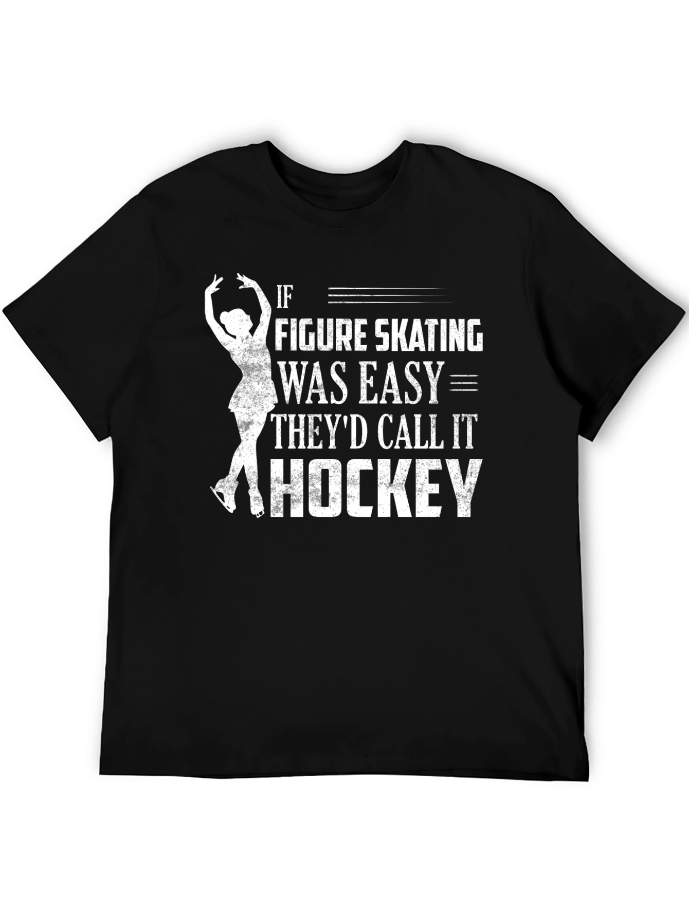Figure Skating vs Hockey Graphic Tee