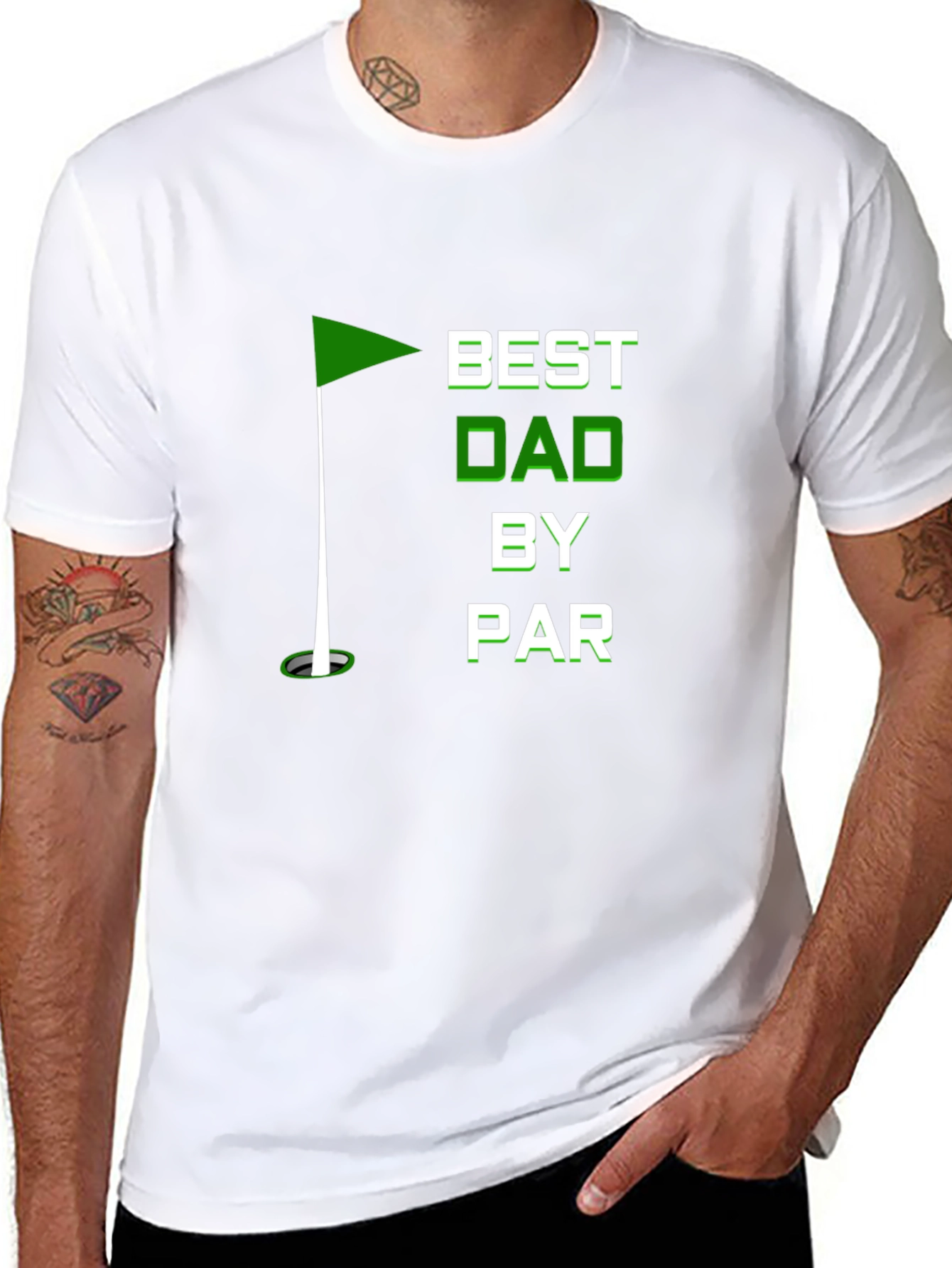 Best Dad by Par Golf T-Shirt