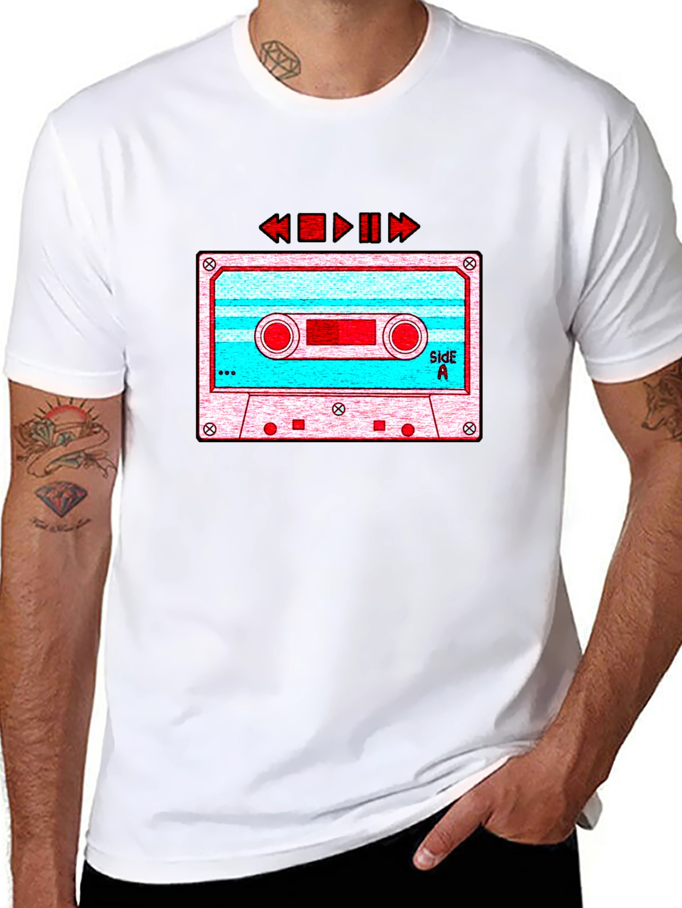 Retro Cassette Tape Graphic Tee