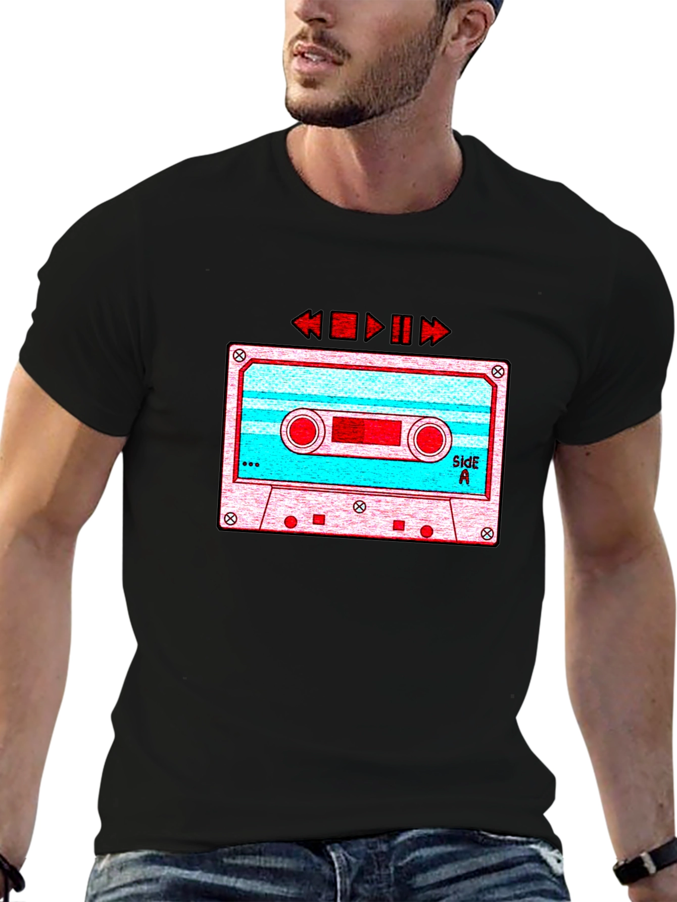 Retro Cassette Tape Graphic Tee