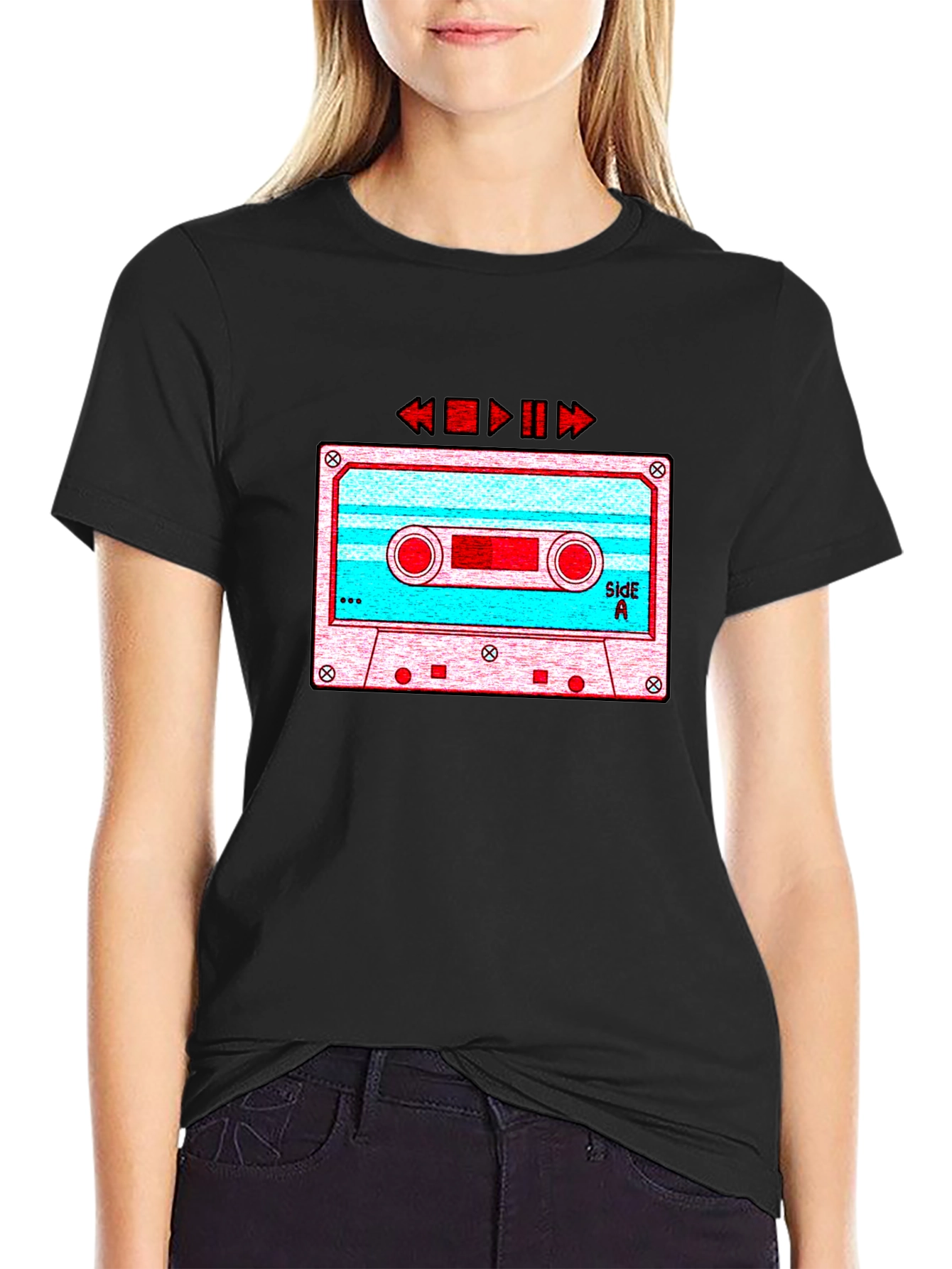 Retro Cassette Tape Graphic Tee