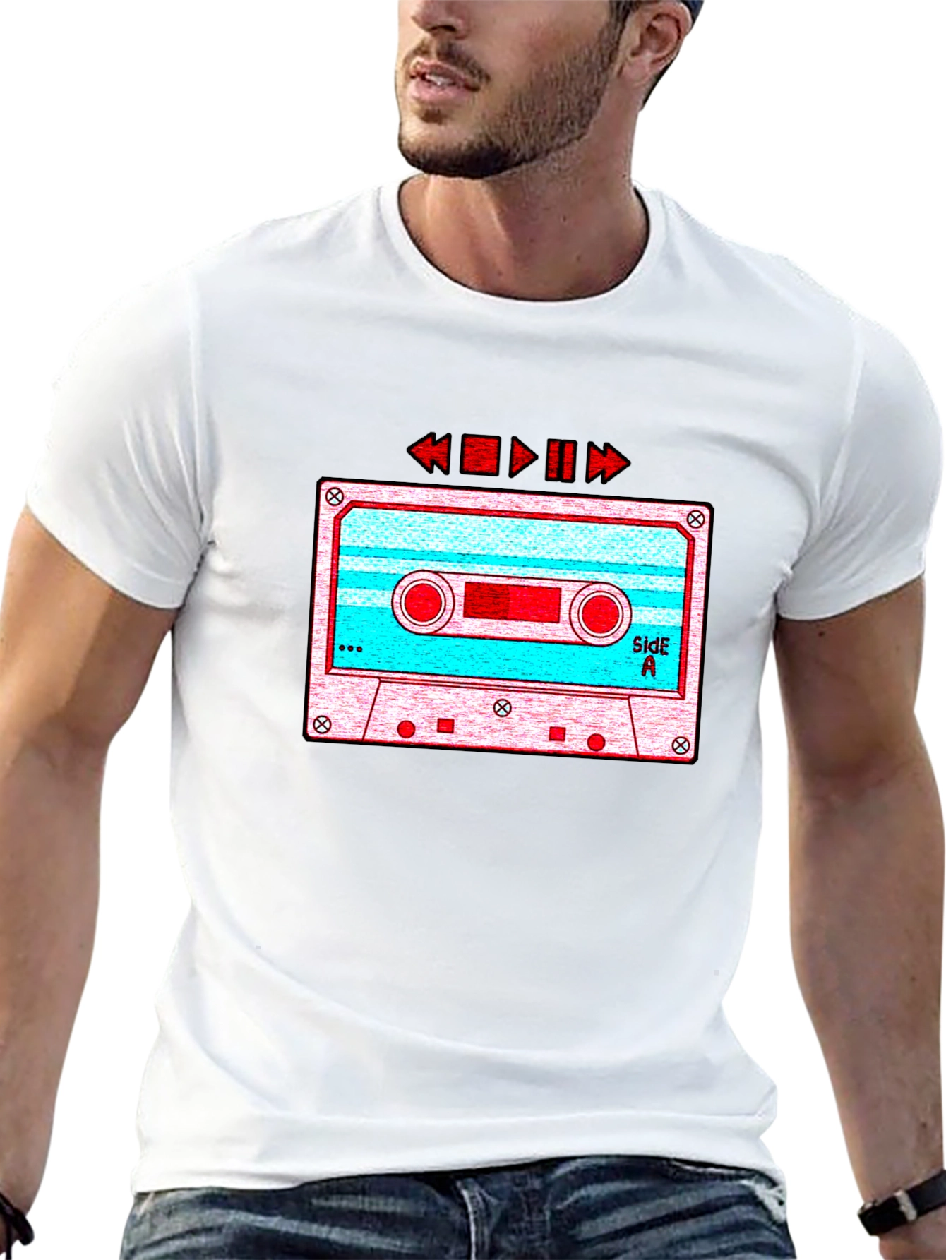 Retro Cassette Tape Graphic Tee