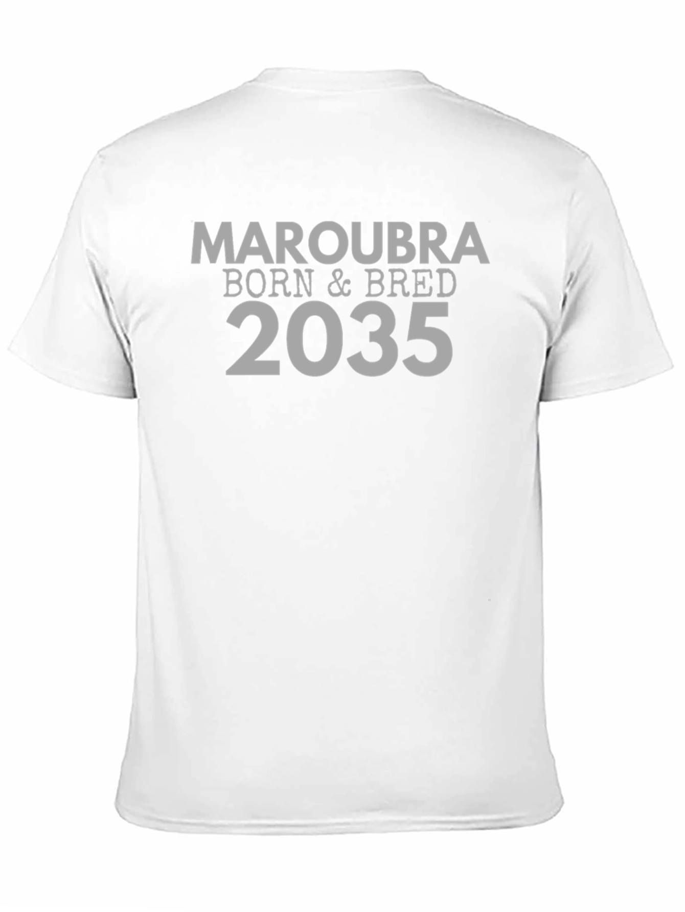 Maroubra Born & Bred 2035 Black T-Shirt