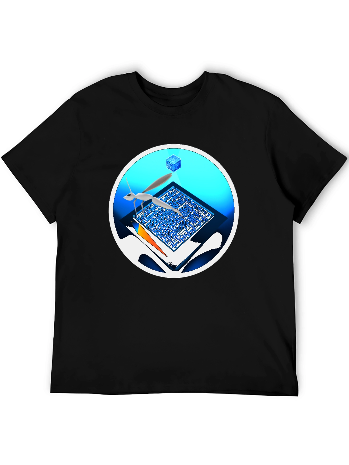 Abstract Maze T-Shirt