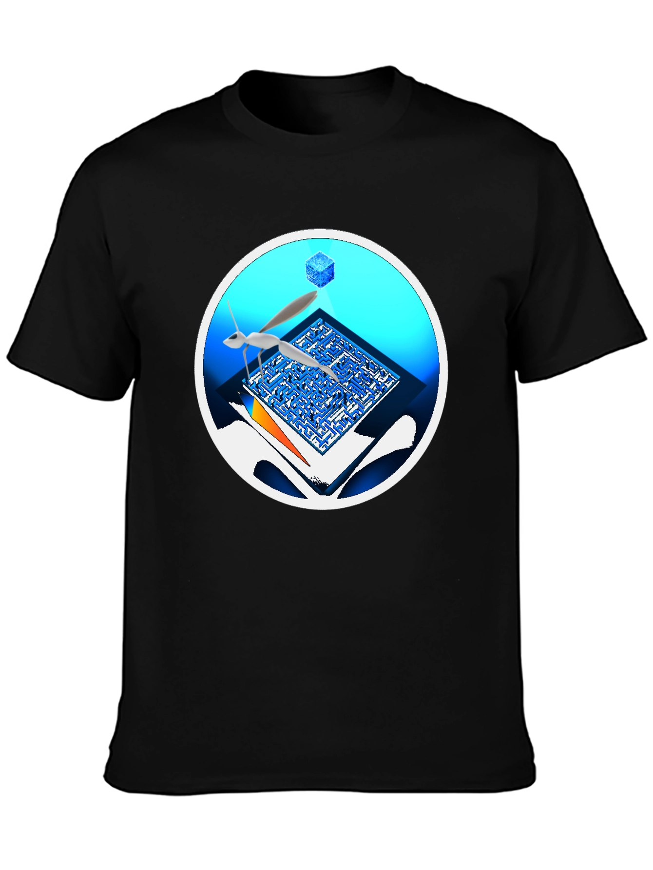 Abstract Maze T-Shirt
