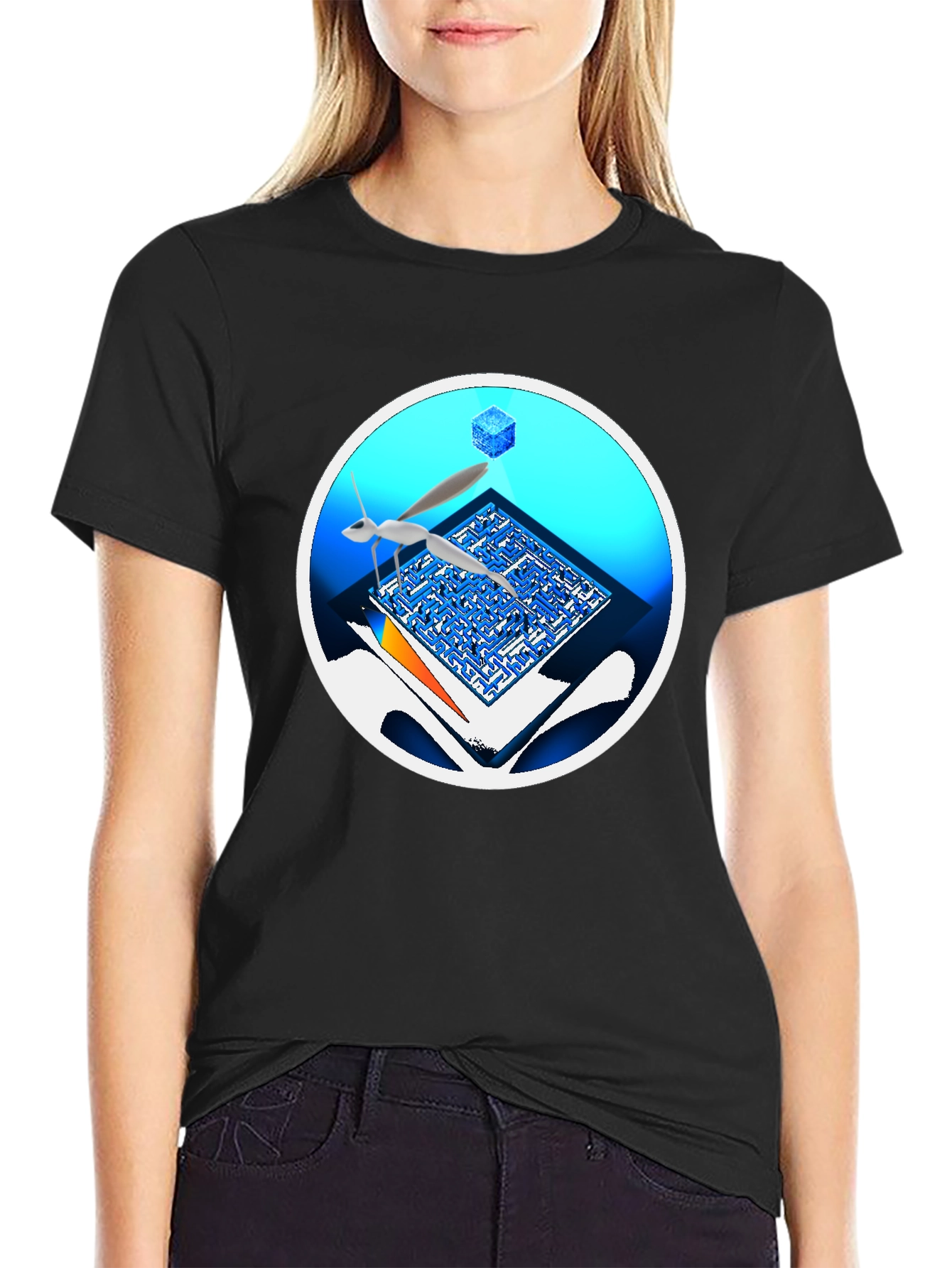 Abstract Maze T-Shirt