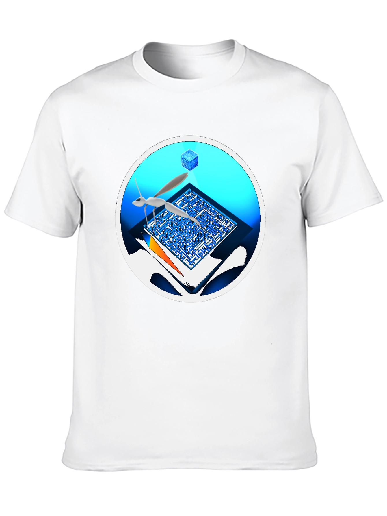 Abstract Maze T-Shirt
