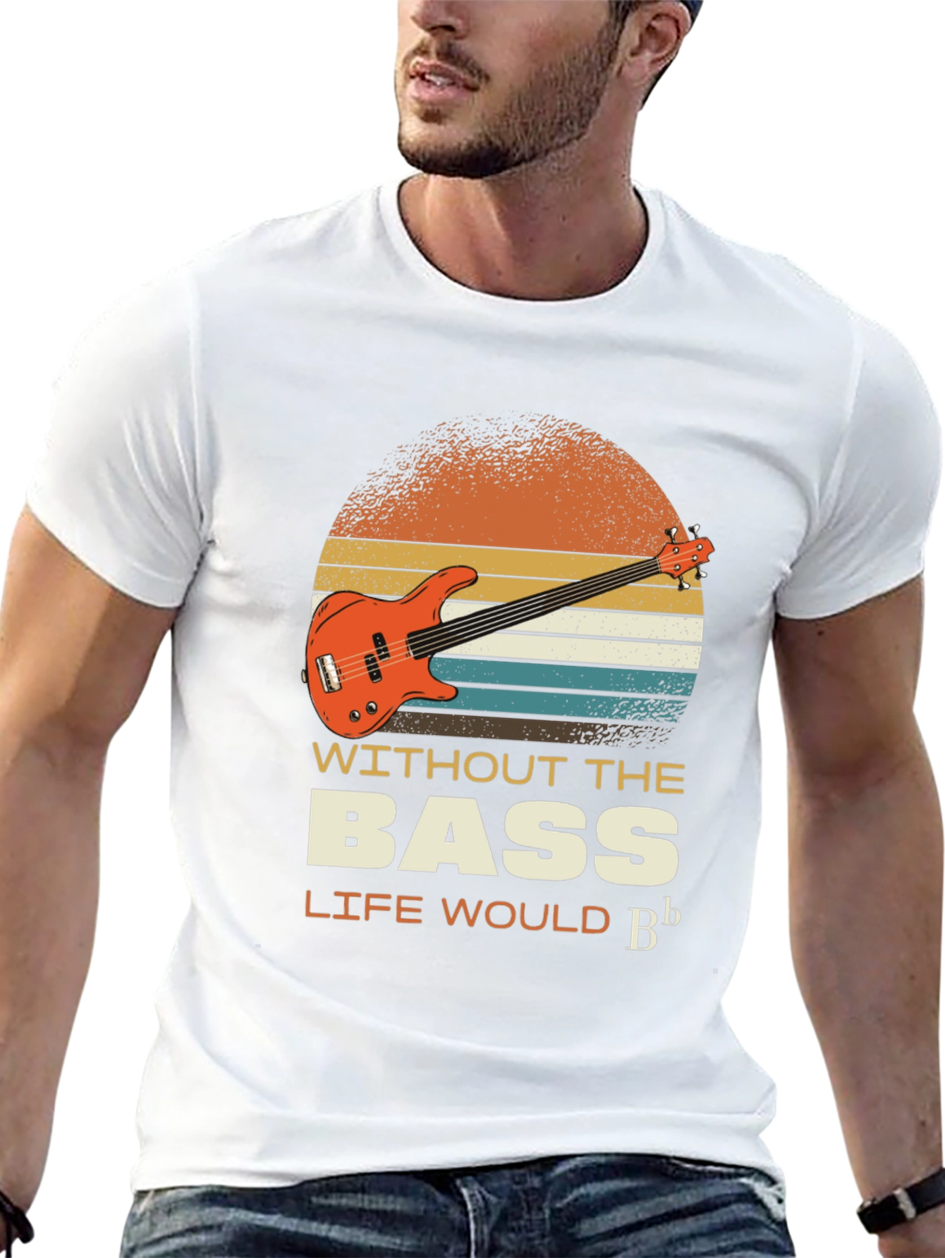Bass Guitar T-Shirt - Music Lover Tee