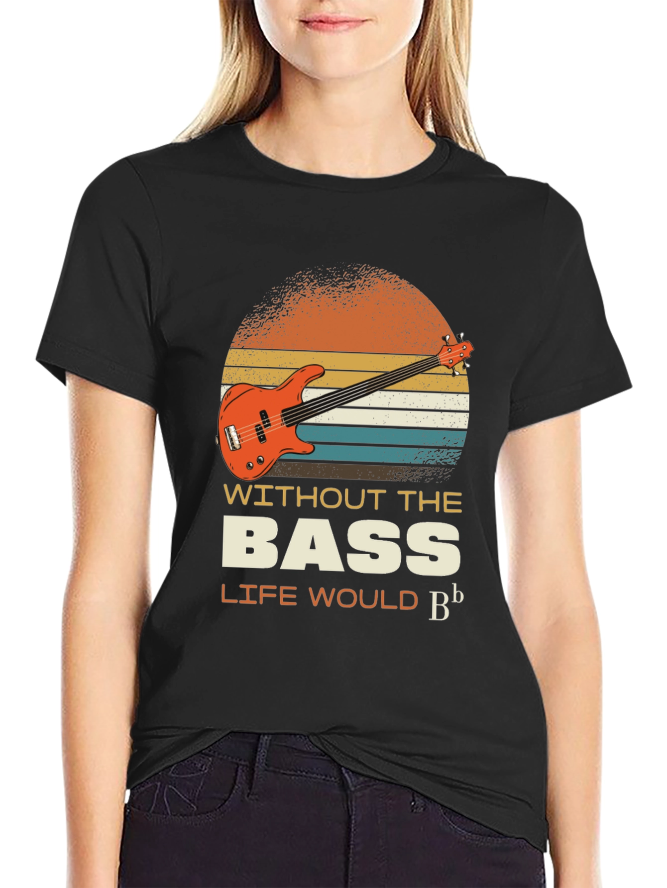 Bass Guitar T-Shirt - Music Lover Tee