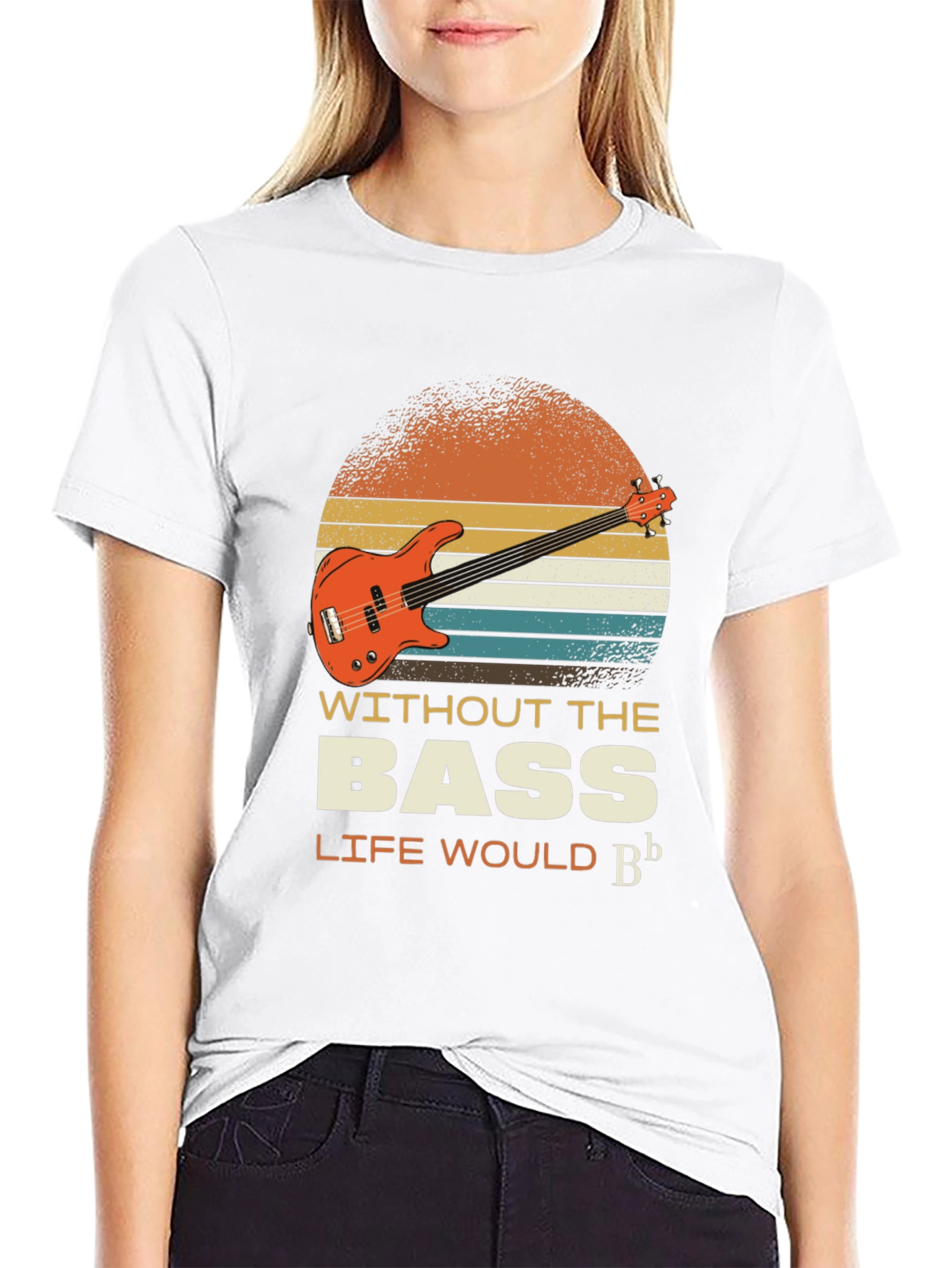 Bass Guitar T-Shirt - Music Lover Tee