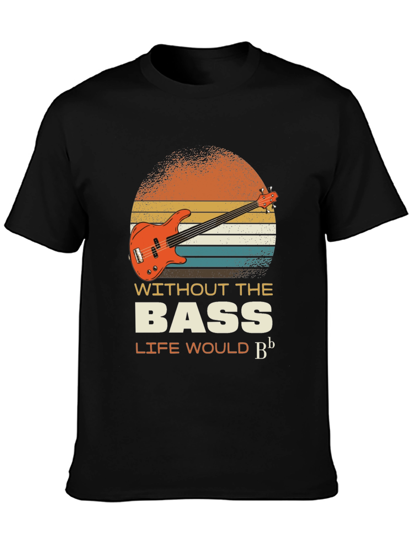 Bass Guitar T-Shirt - Music Lover Tee