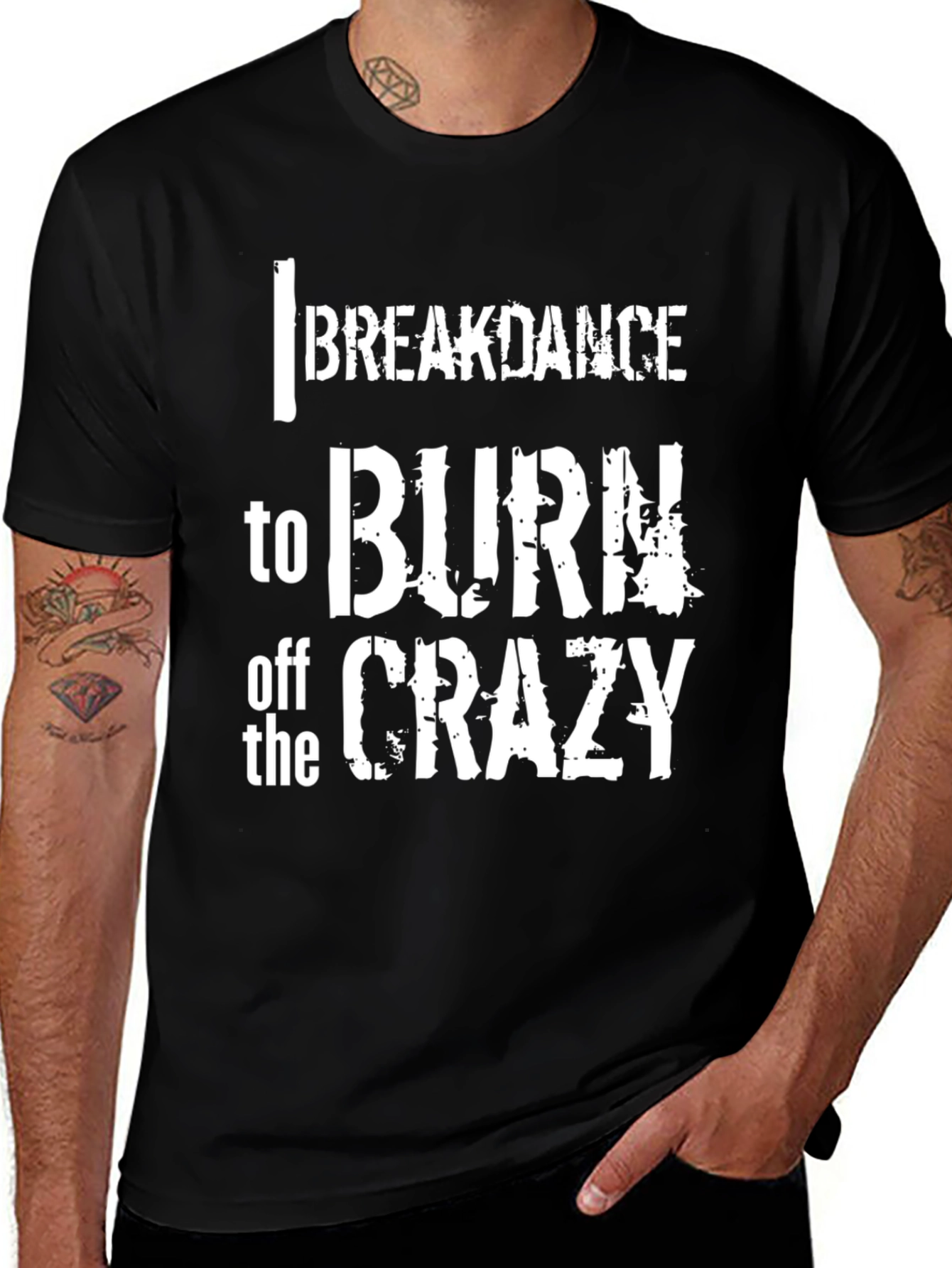 Breakdance to Burn Off Crazy Graphic Tee