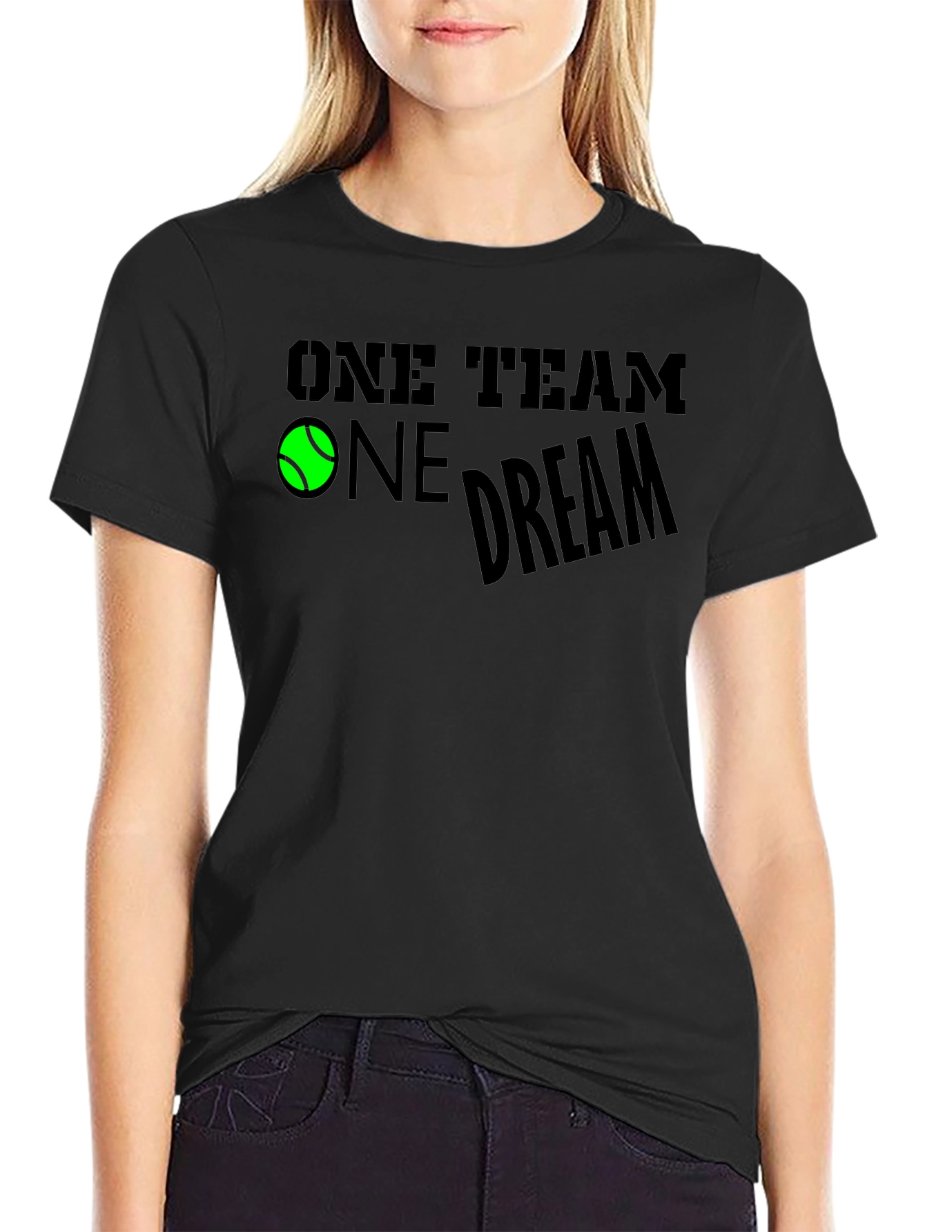 One Team One Dream Tennis Graphic T-Shirt