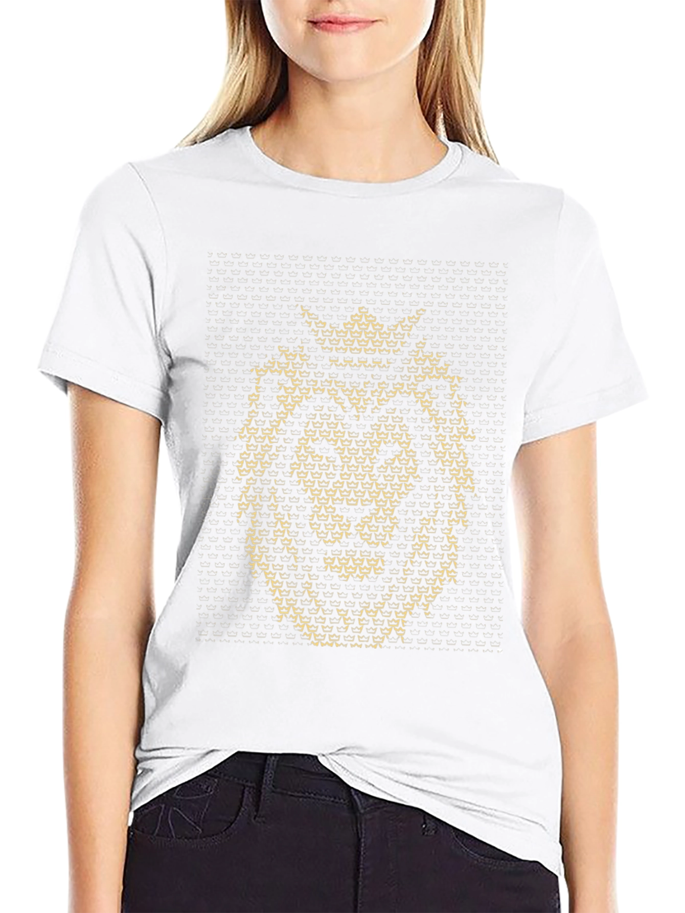 Lion Crown Graphic Black T-Shirt