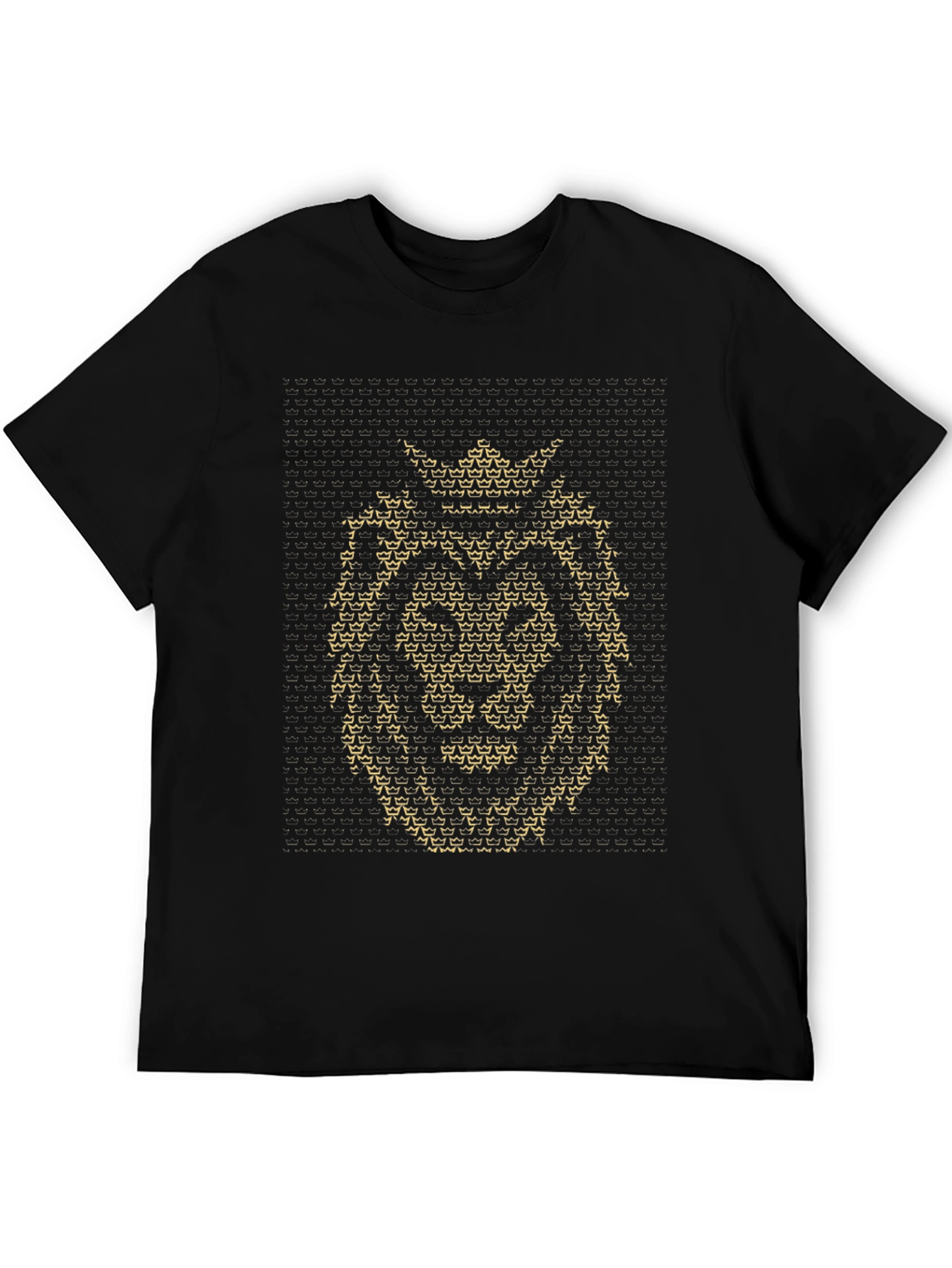 Lion Crown Graphic Black T-Shirt