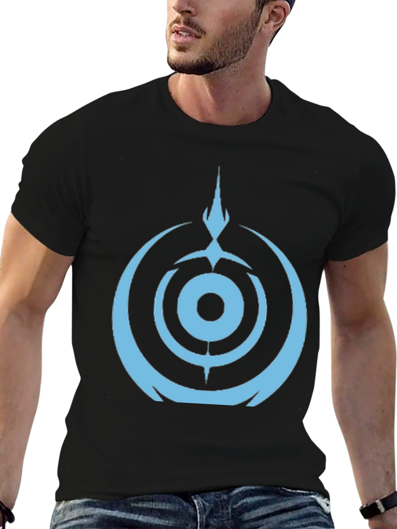 Graphic T-Shirt - Light Blue Symbol